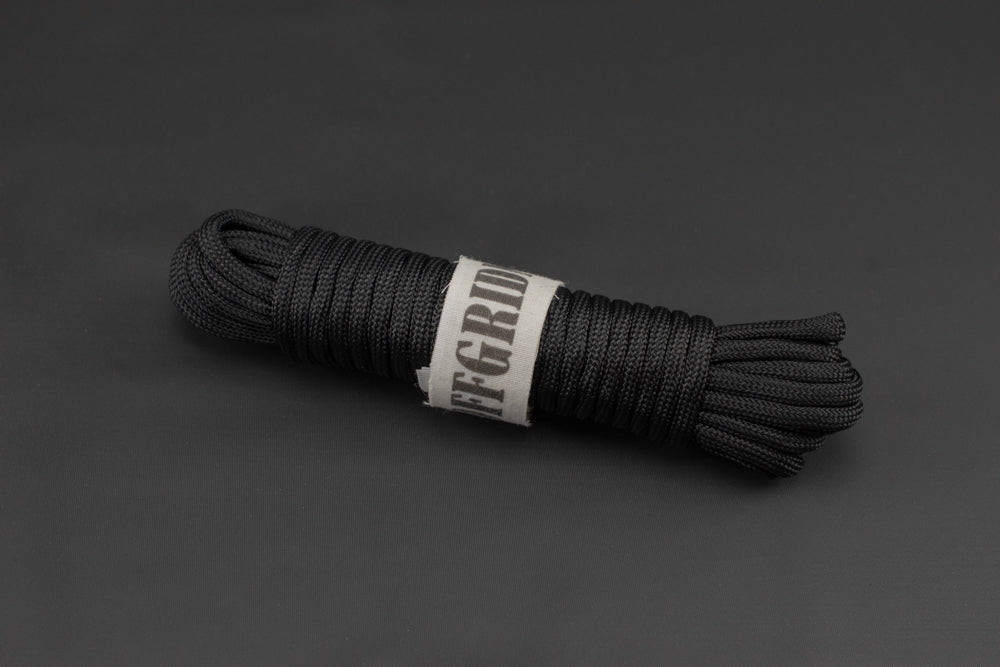 550LB Paracord Parachute Cord Rope Mil Spec Type III 7 Strand Black