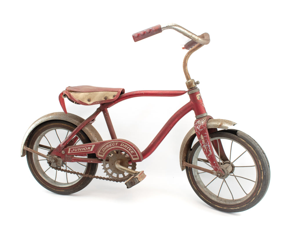 Vintage AMF Junior Direct Drive Red Bike Kids Antique Bicycle