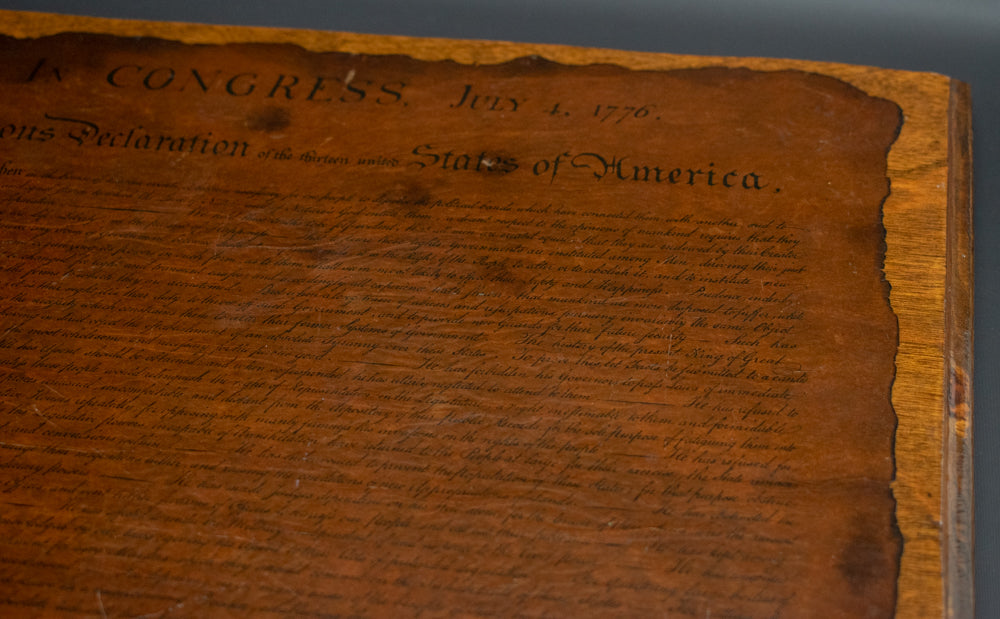 The Unanimous Declaration of the Thirteen United States of America 14x16"