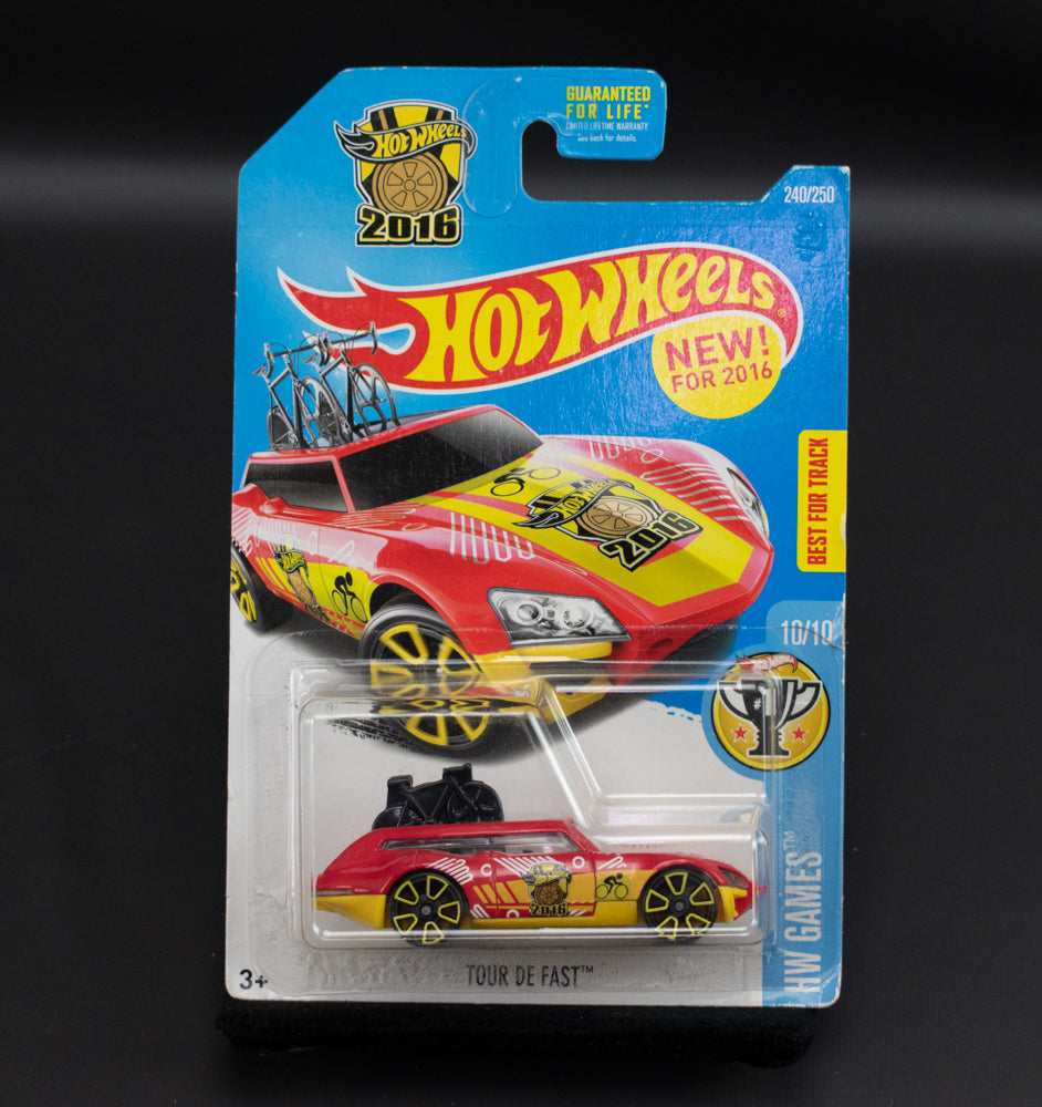 Tour De Fast 240 Hot Wheels Car HW Games Red 2015 Die Cast Car 10/10