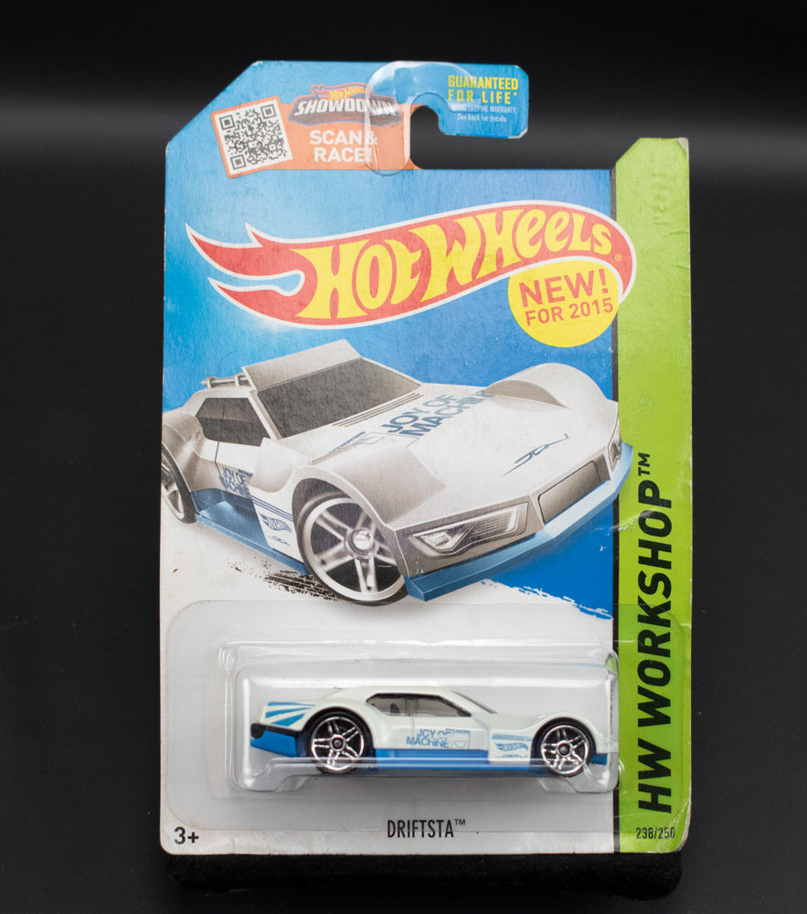 Hot Wheels Driftsta 238 Hot Wheels Car Die Cast Car Mattel White 2013