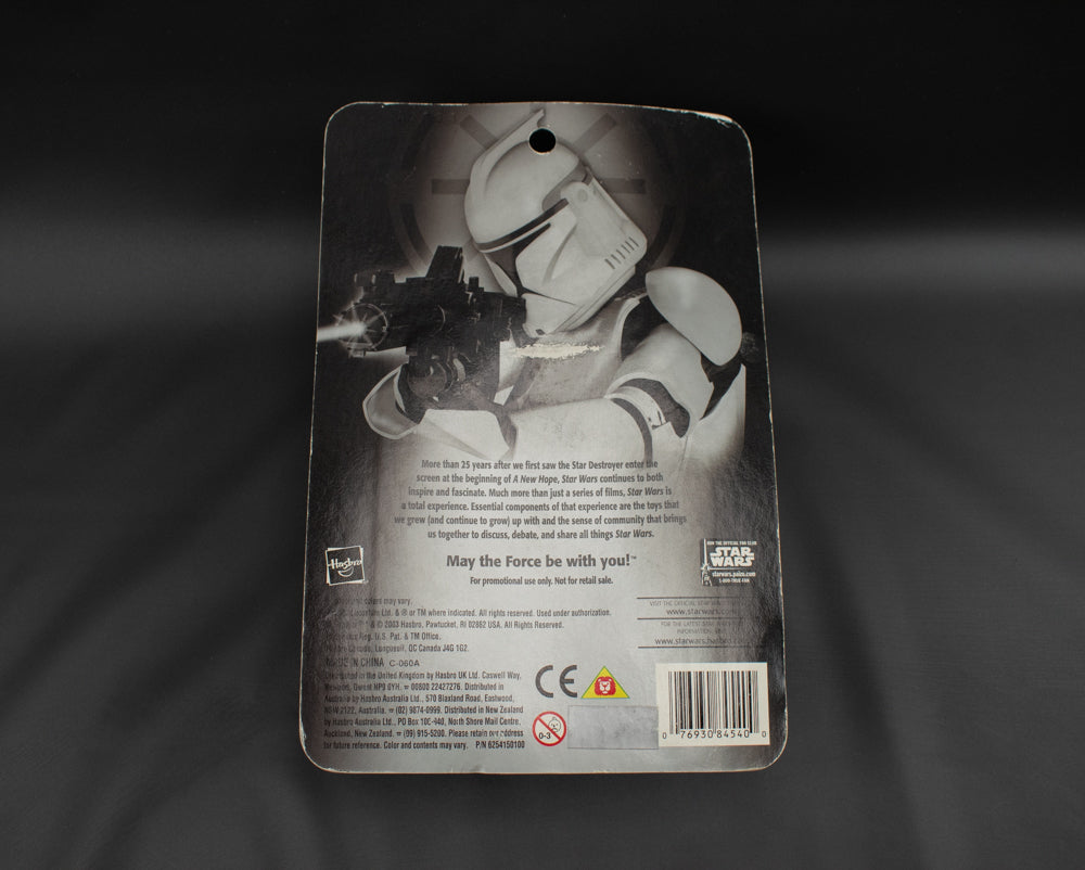 Star Wars Clone Trooper 2003 Hasbro Silver 25th Anniversary Exclusive
