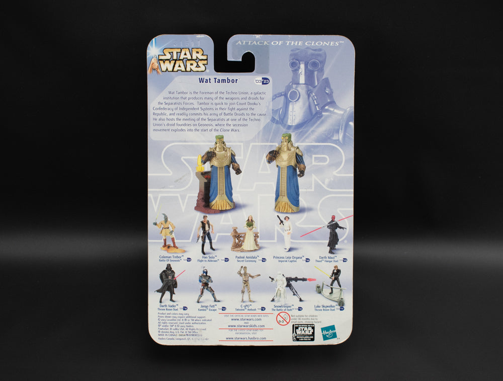 Star Wars Wat Tambor Geonosis War Room Segas Action Figure 2003