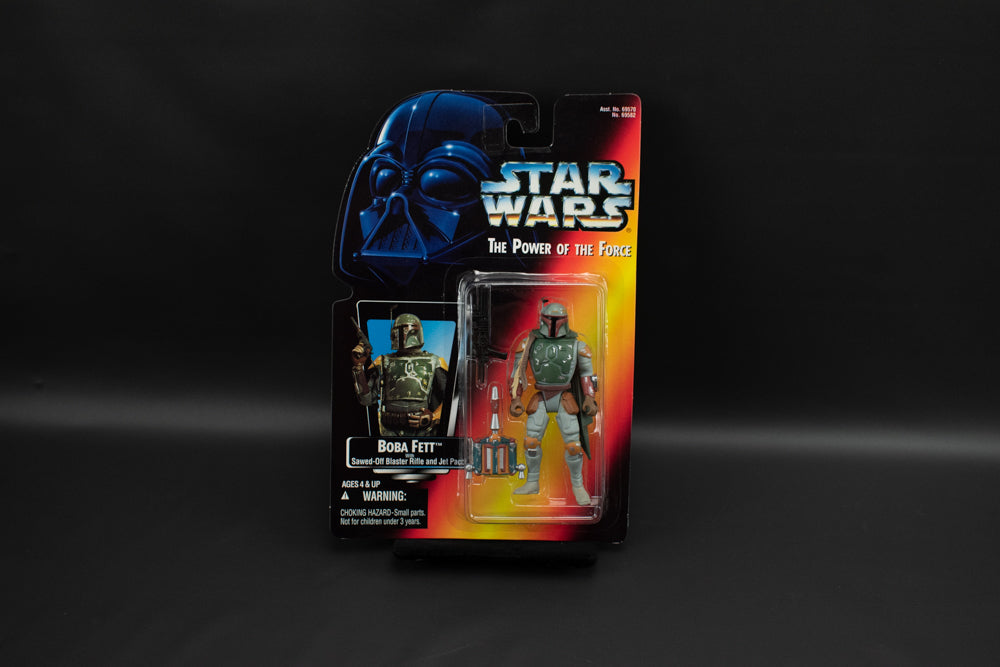 Star Wars Power of the Force Orange Red Card 1995 Boba Fett
