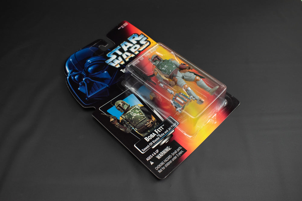 Star Wars Power of the Force Orange Red Card 1995 Boba Fett