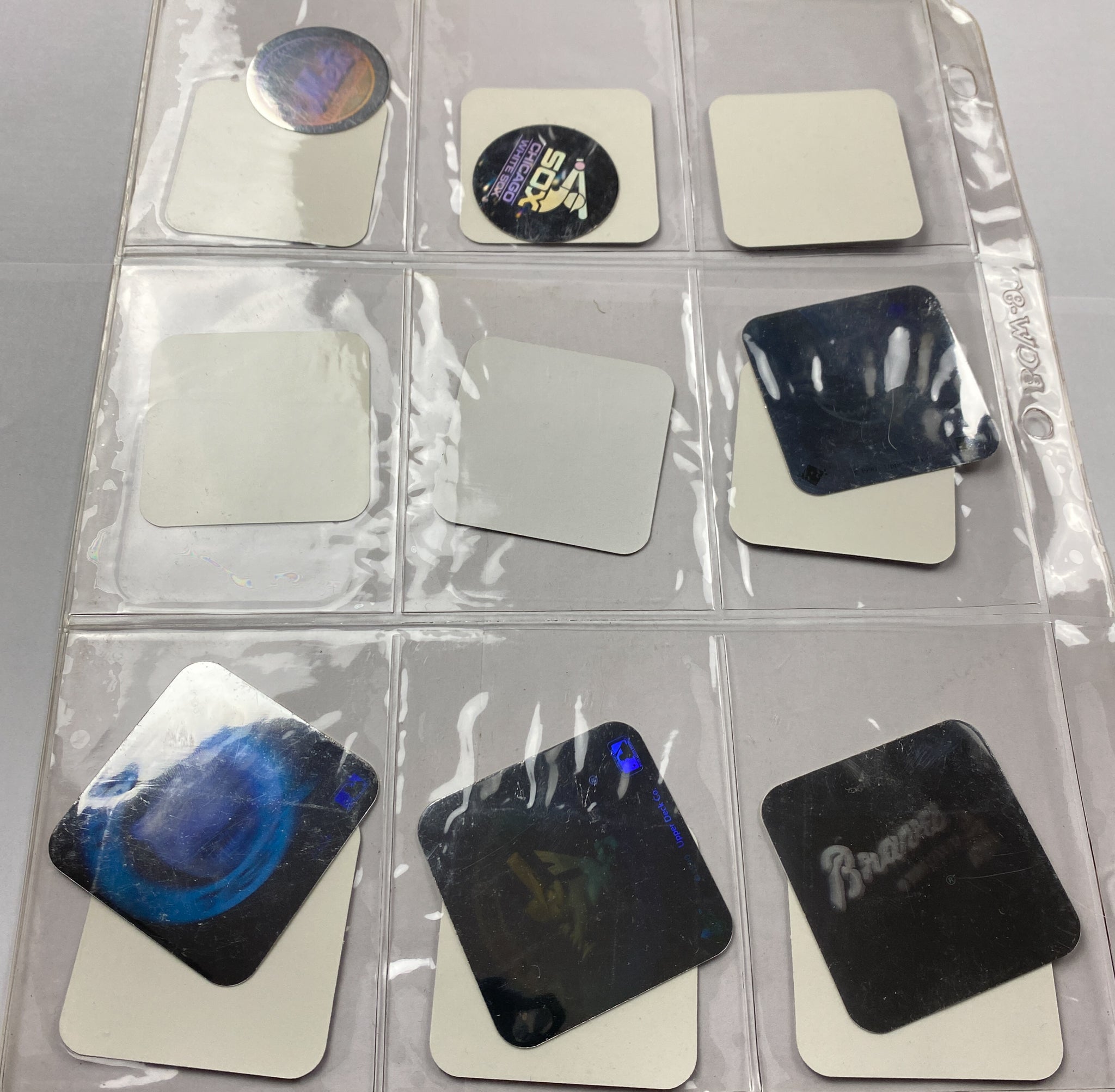 1989 Upper Deck Baseball VINTAGE Hologram Stickers Lot of 15 Vintage Stickers