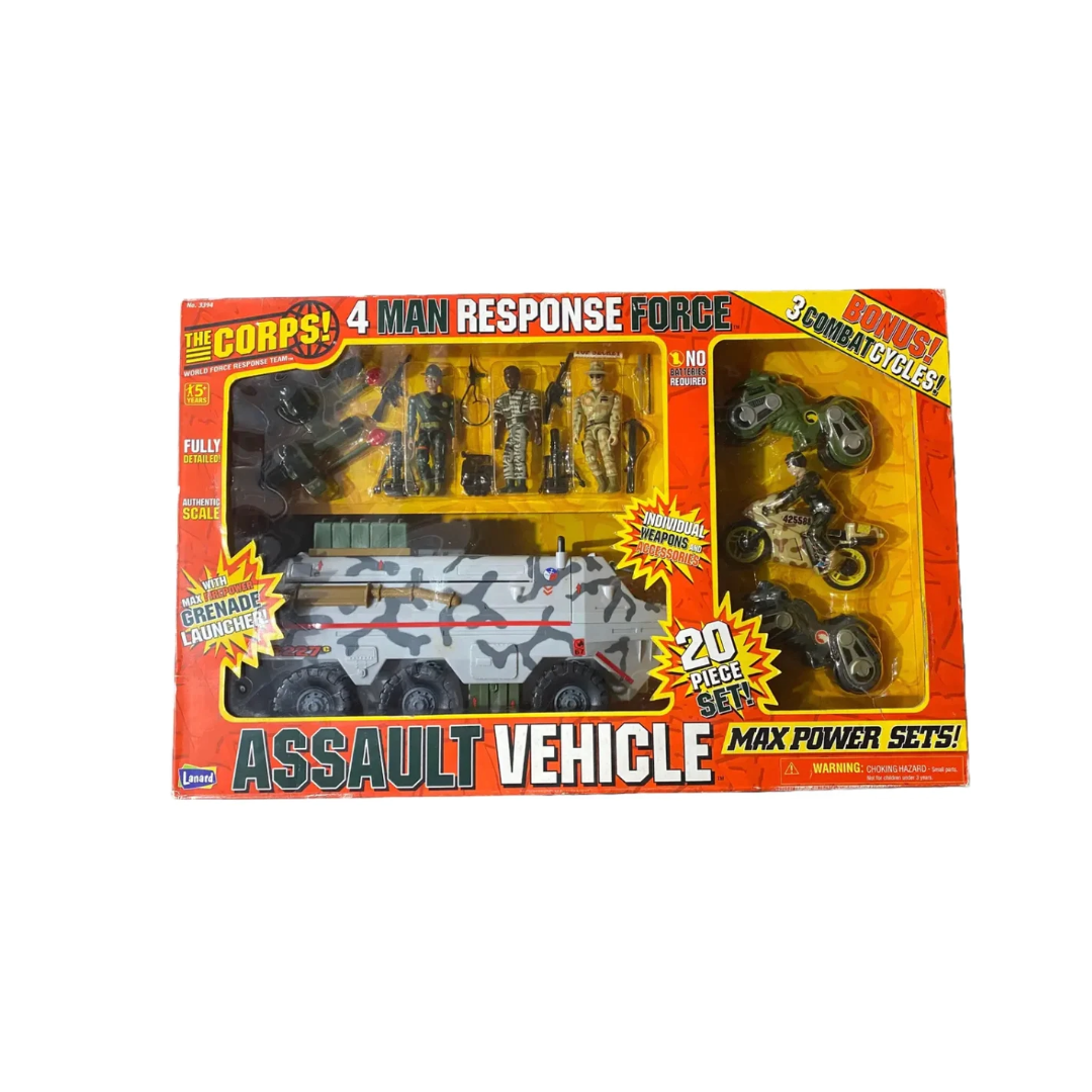 The Corps Striker Assault Play Set Lenard 1996 Play-Set Action Figures Vintage
