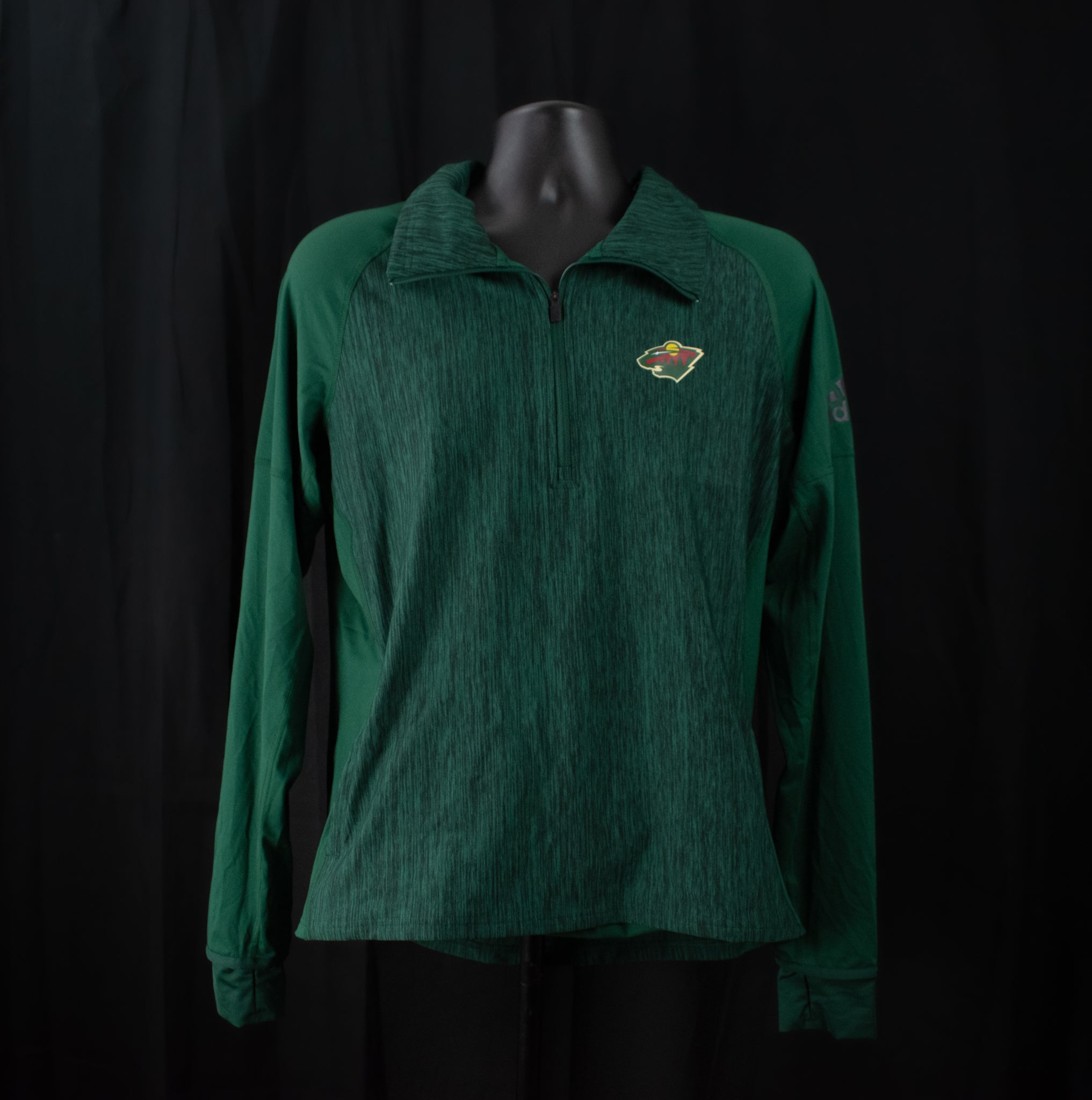 Minnesota Wild NHL Adidas Men's XL Dark Green Fleece