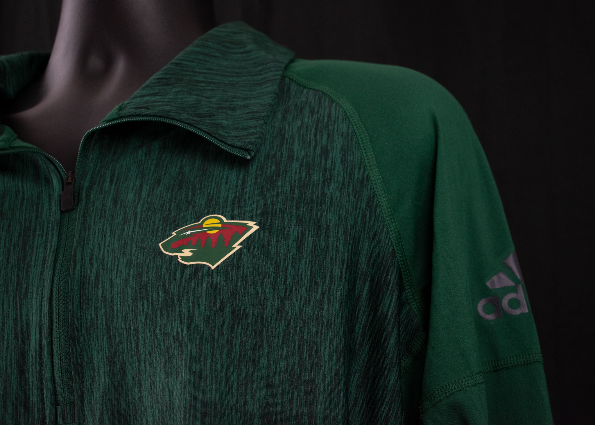 Minnesota Wild NHL Adidas Men's XL Dark Green Fleece