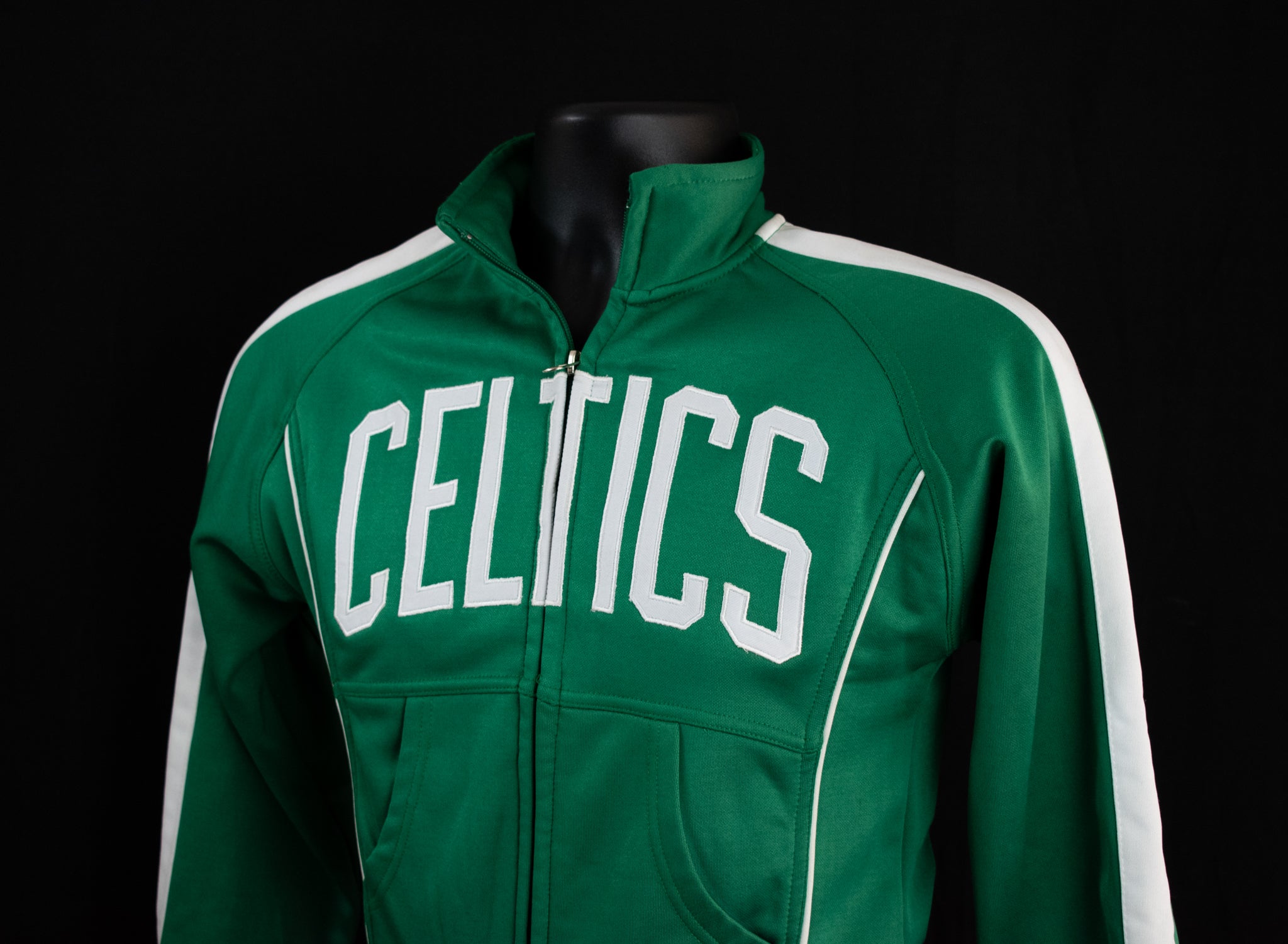 Hardwood Classics Small Zip Up Jacket Womens Lightweight Coat NBA Boston Celtics