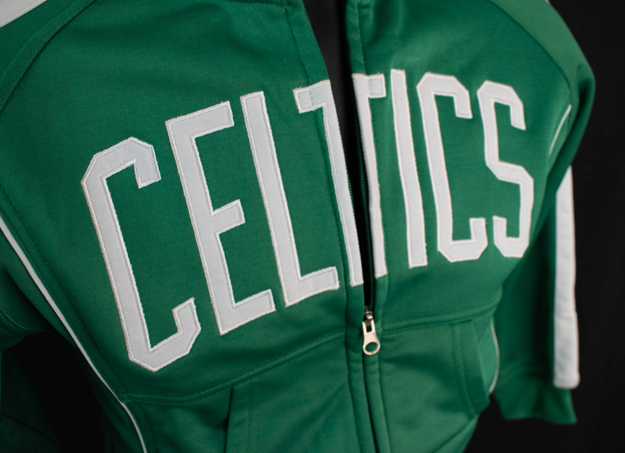 Hardwood Classics Small Zip Up Jacket Womens Lightweight Coat NBA Boston Celtics
