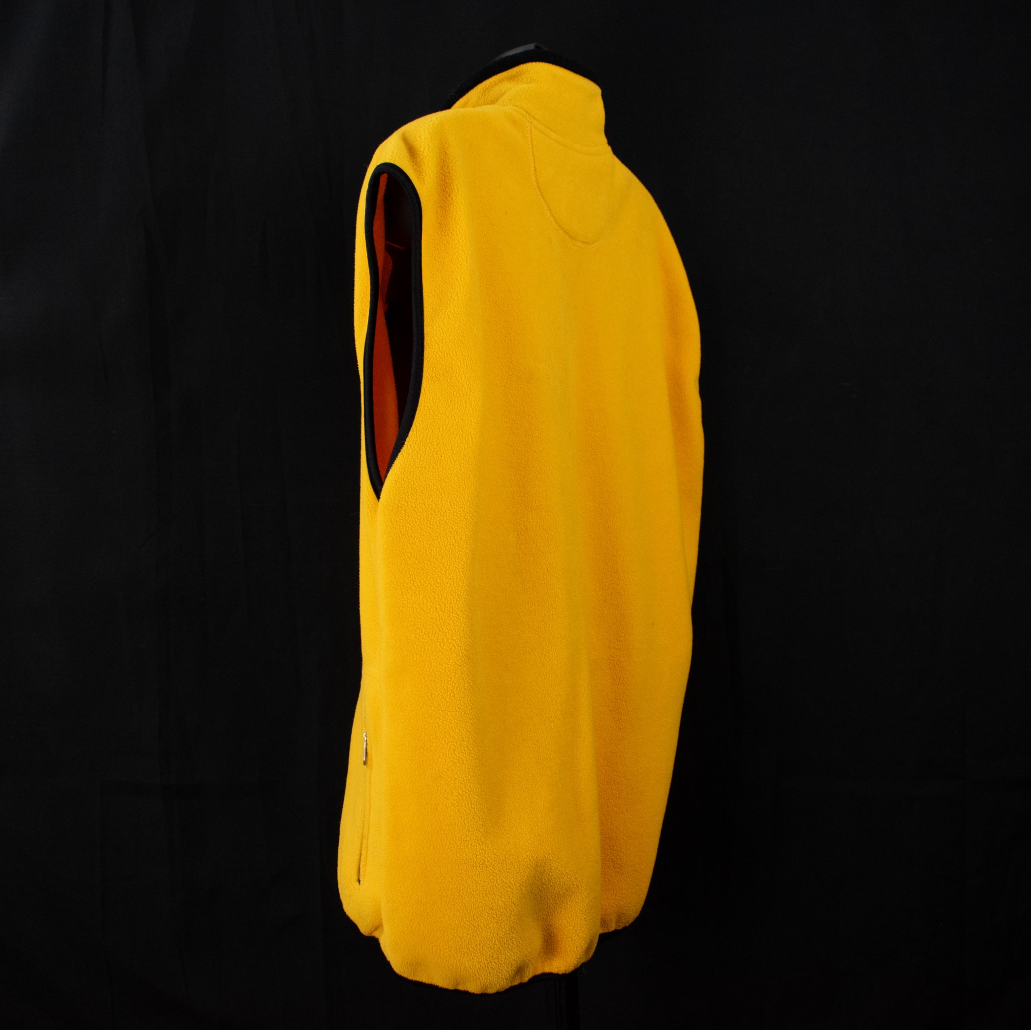 Vintage Champion Yellow Vest 2XL Mens Adult Authentic Champion Fleece Vest