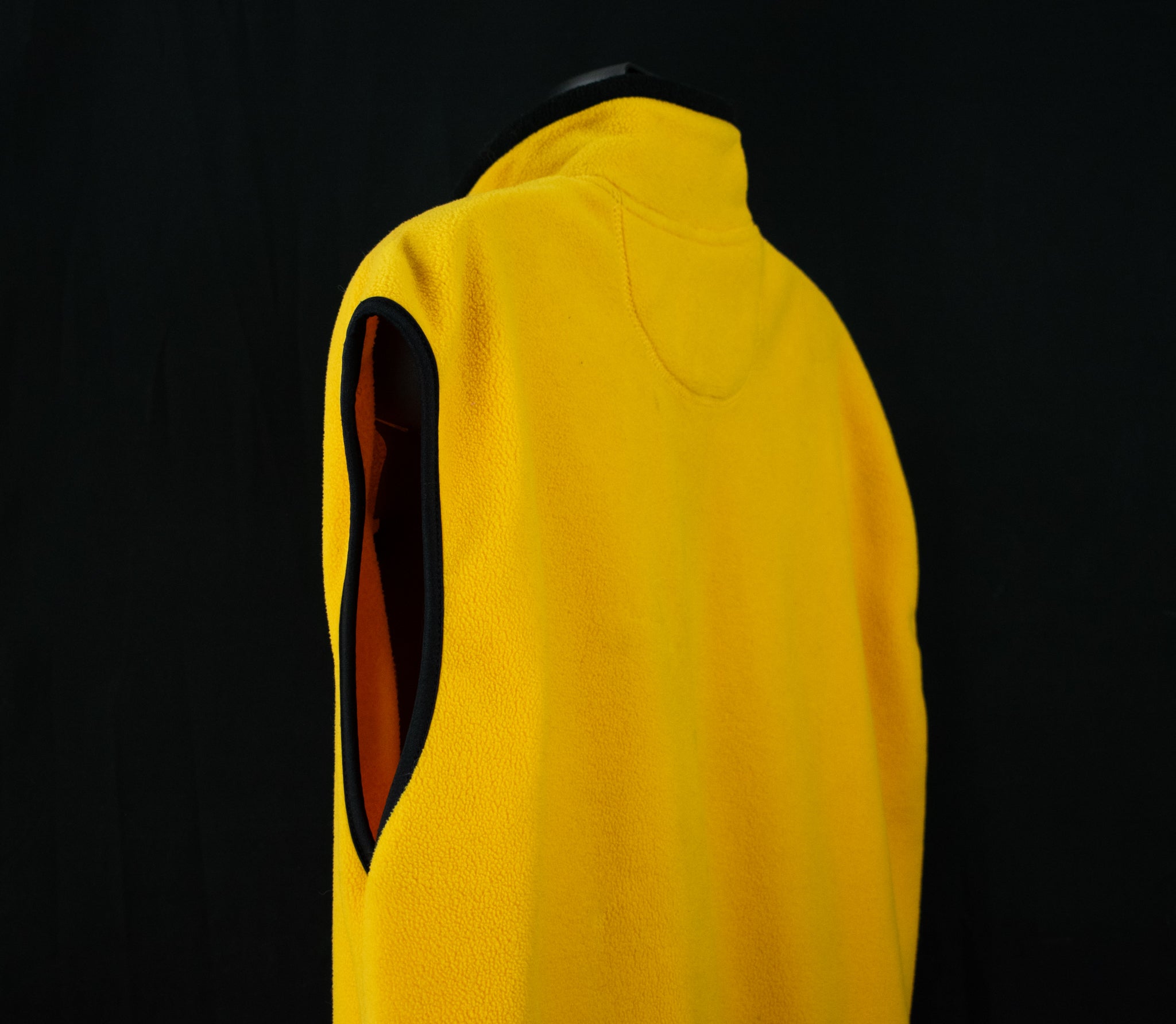 Vintage Champion Yellow Vest 2XL Mens Adult Authentic Champion Fleece Vest