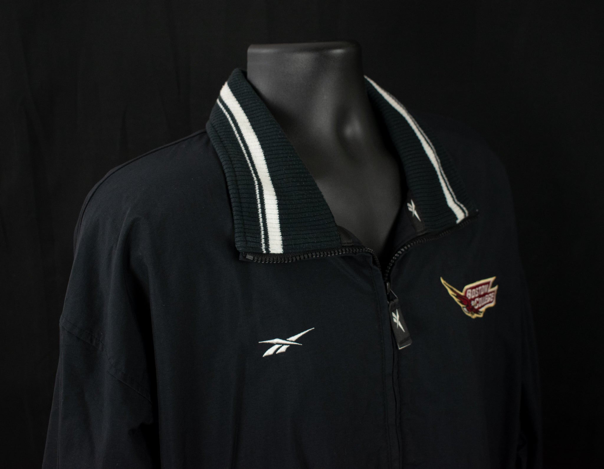 Vintage Boston College Mens Reebok Jacket Vintage Used XL Black Coat