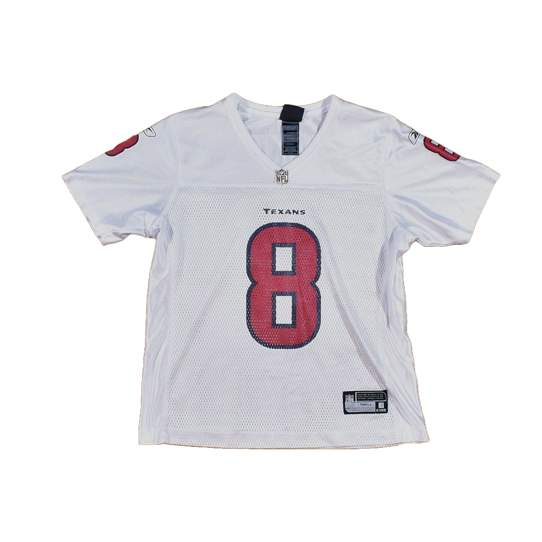 Houston Texans NFL Jersey White 8 Schaub Football Jersey Size Medium Women