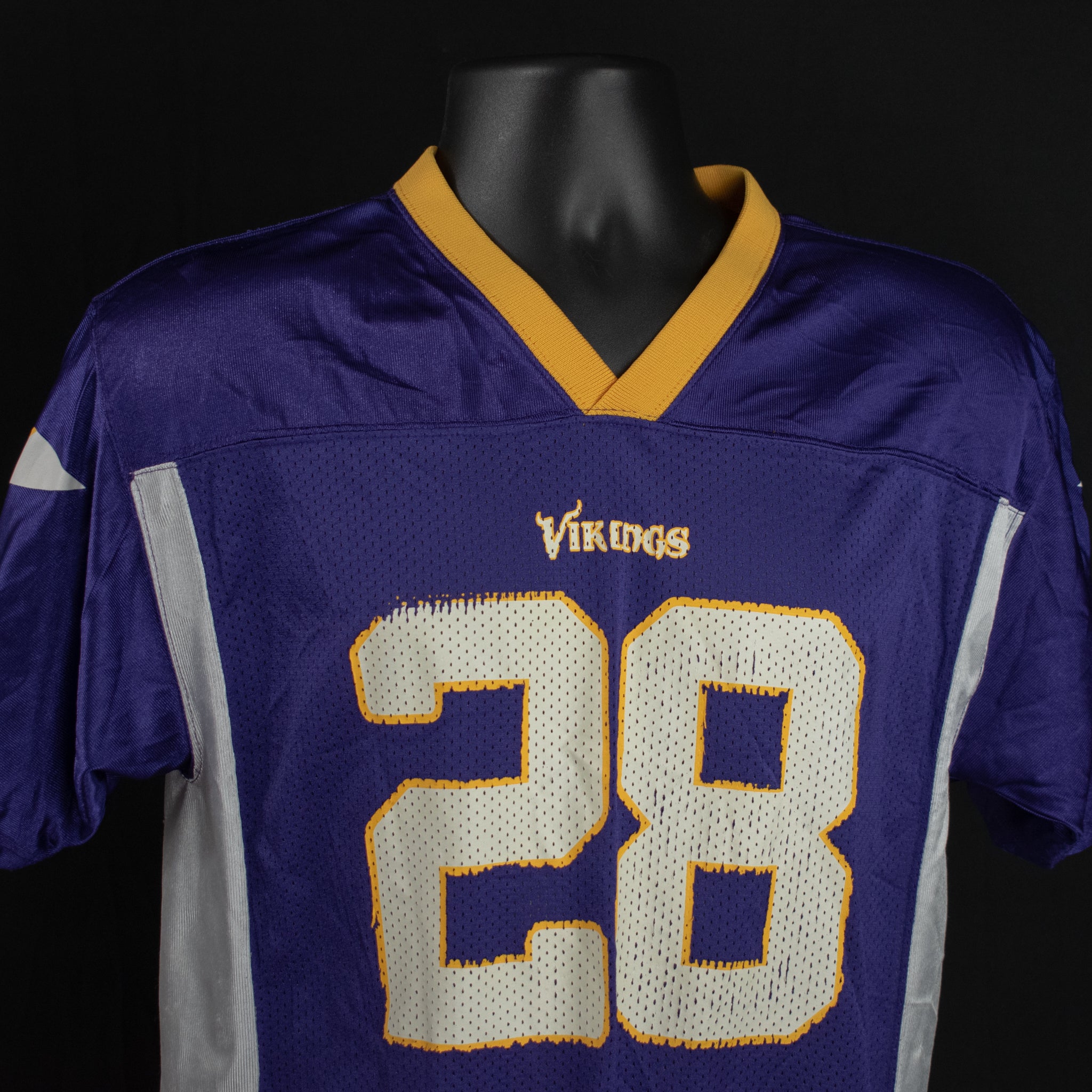 Vikings Jersey Purple Peterson 29 NFL Football Jersey Reebok XL Youth Used