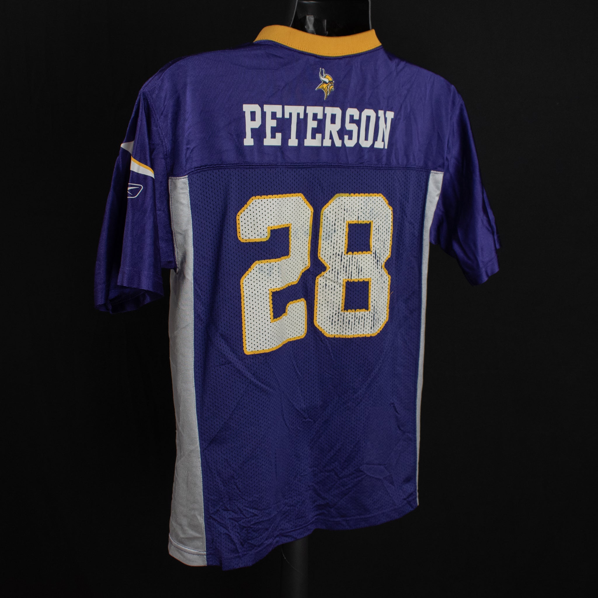 Vikings Jersey Purple Peterson 29 NFL Football Jersey Reebok XL Youth Used