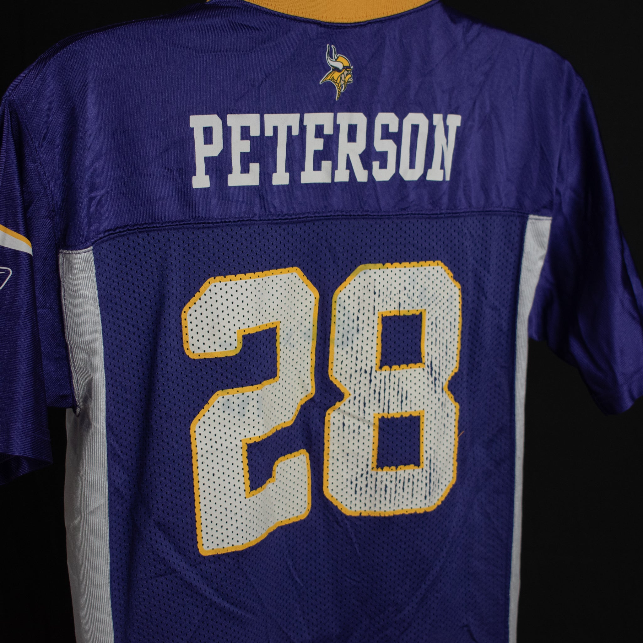 Vikings Jersey Purple Peterson 29 NFL Football Jersey Reebok XL Youth Used