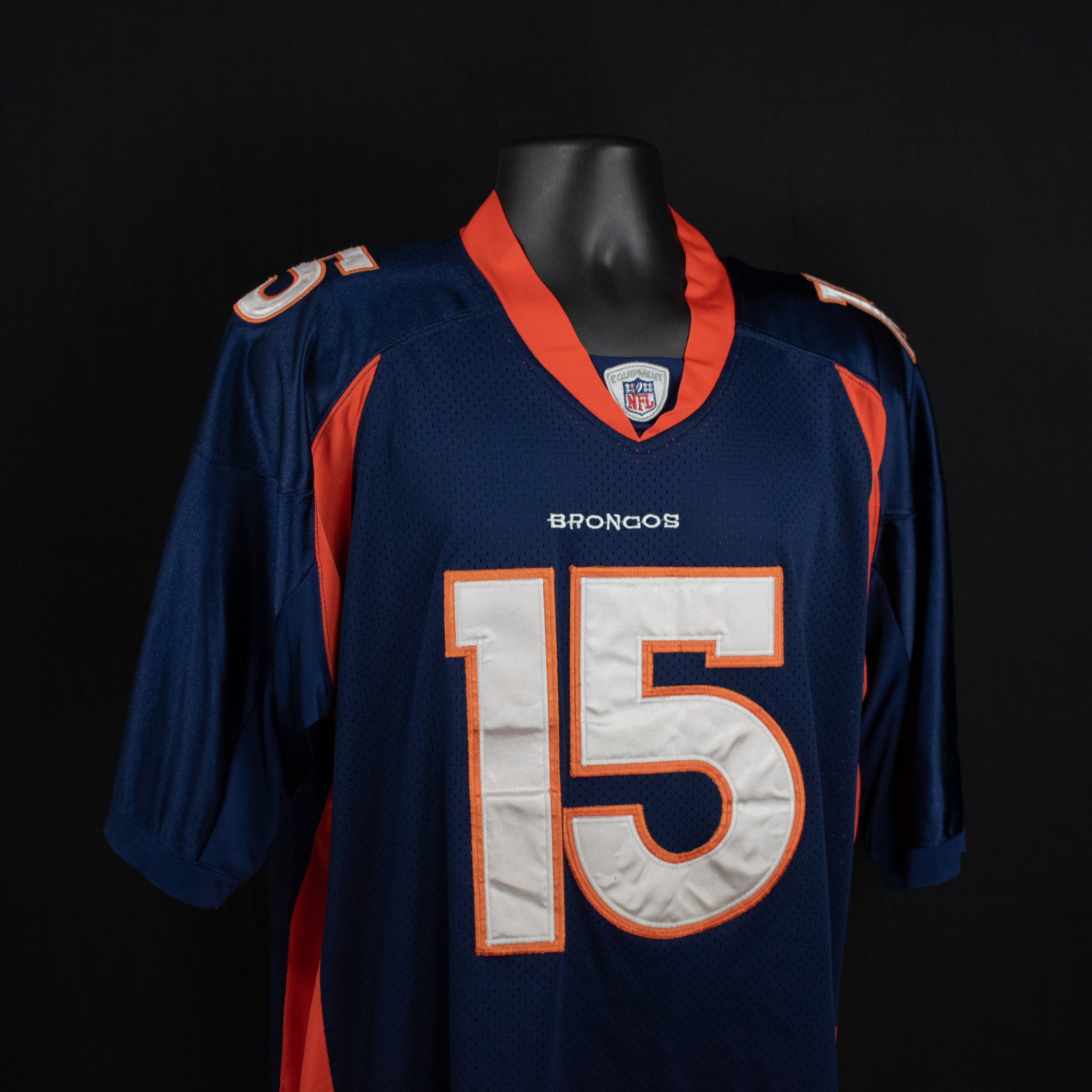 Denver Broncos Jersey 15 Marshall Authentic NFL Football Reebok Used Size 52 X-Large