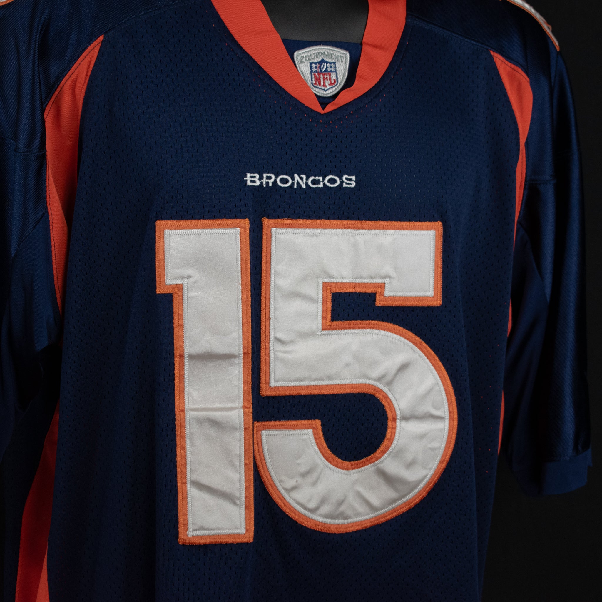 Denver Broncos Jersey 15 Marshall Authentic NFL Football Reebok Used Size 52 X-Large