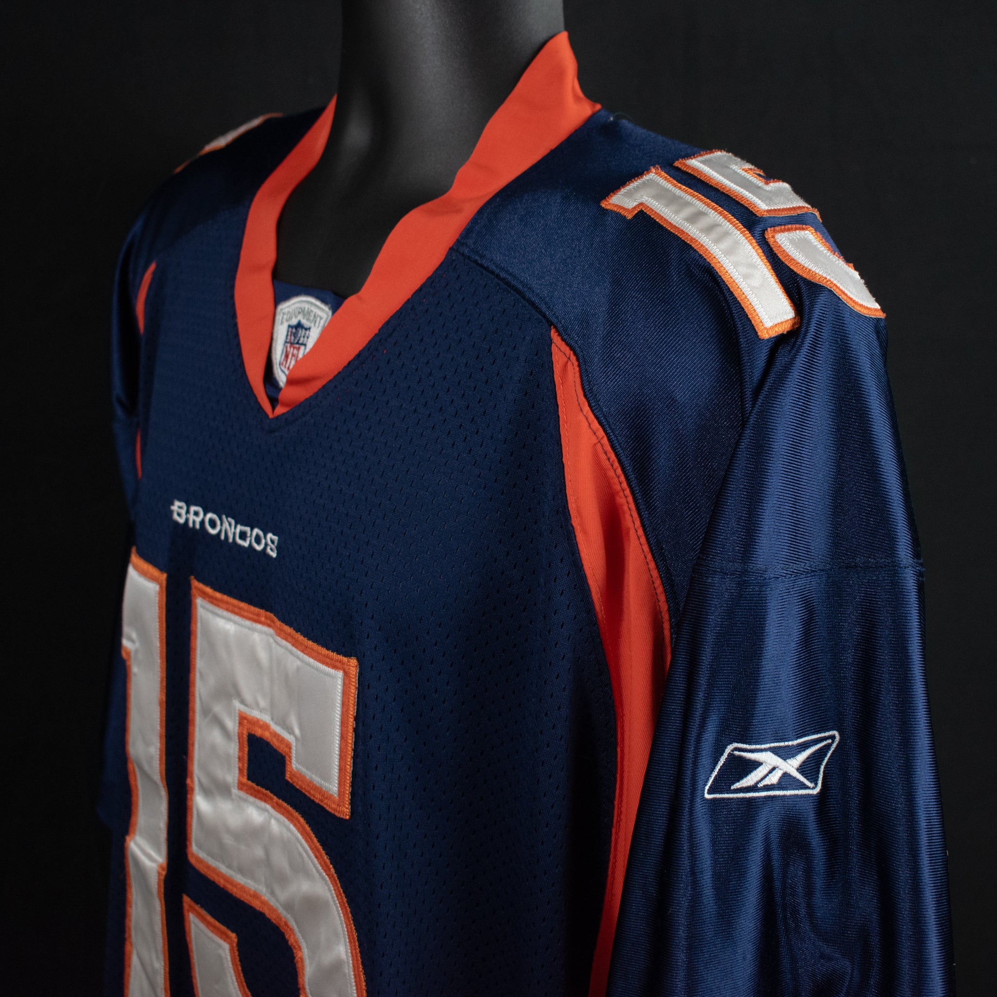Denver Broncos Jersey 15 Marshall Authentic NFL Football Reebok Used Size 52 X-Large