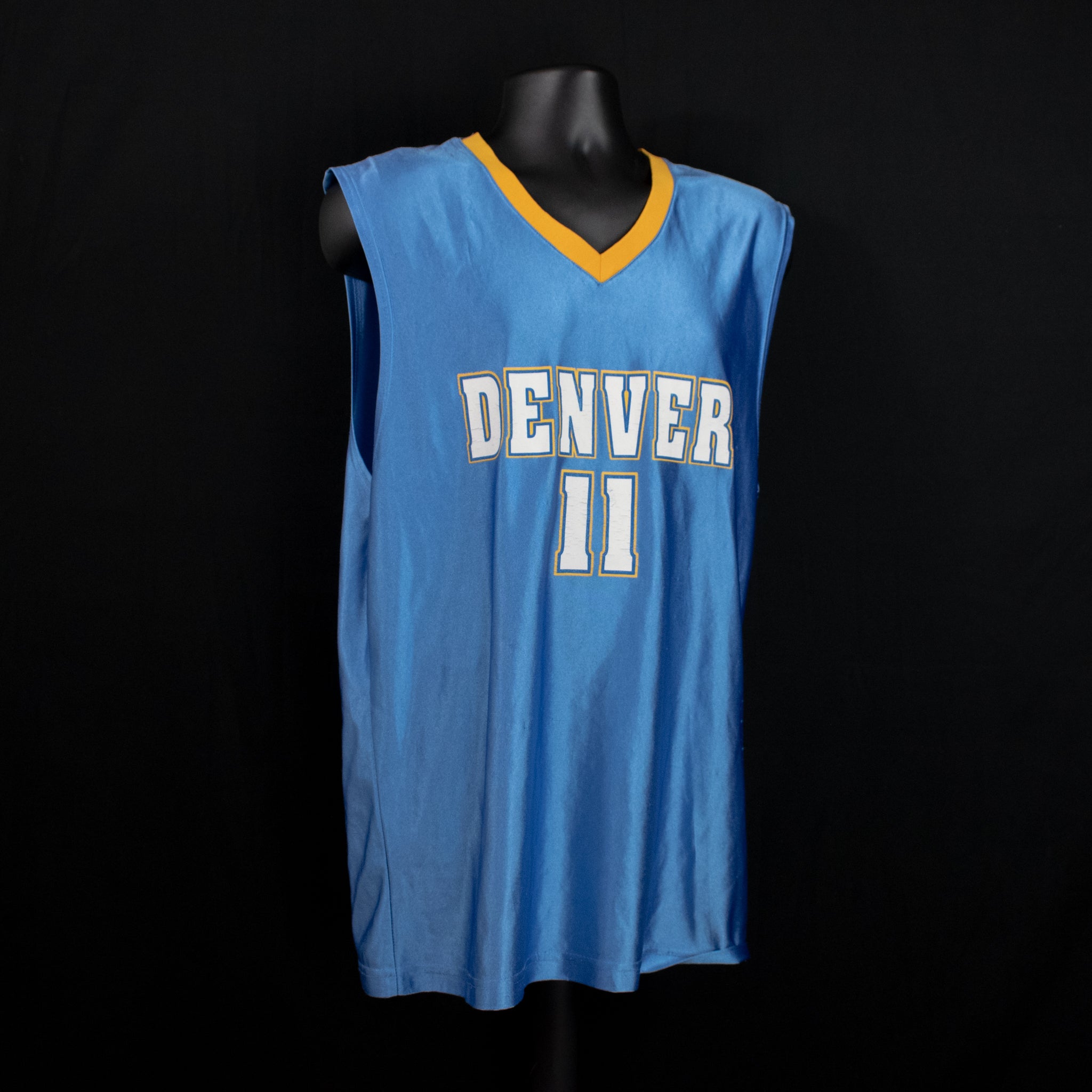 Denver Nuggets NBA Jersey 11 Earl Boykins Basketball Blue Jersey Large