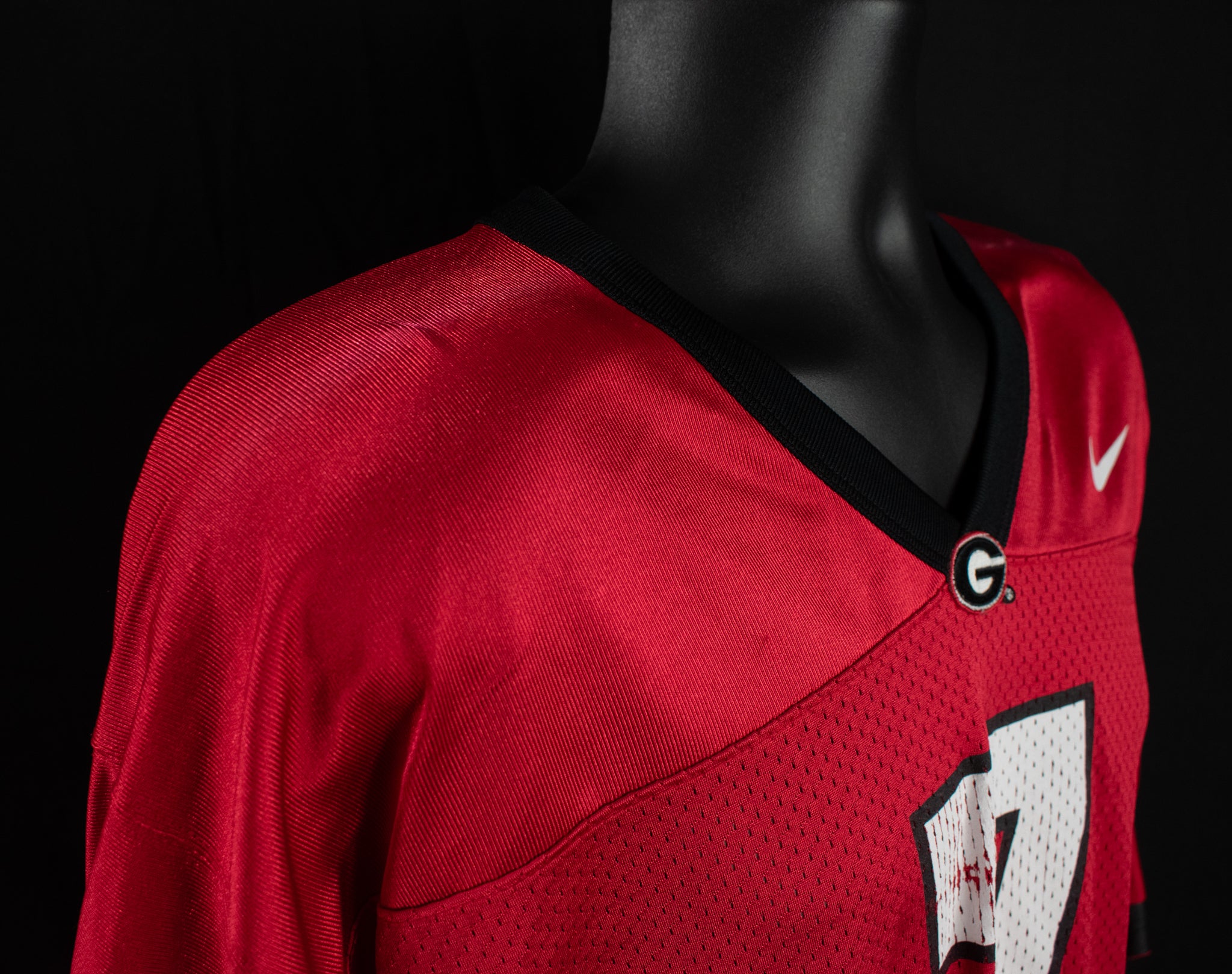 Georgia Bull Dogs NCAA Nike Football Jersey Mens XL Authentic Red Number 7 Adult