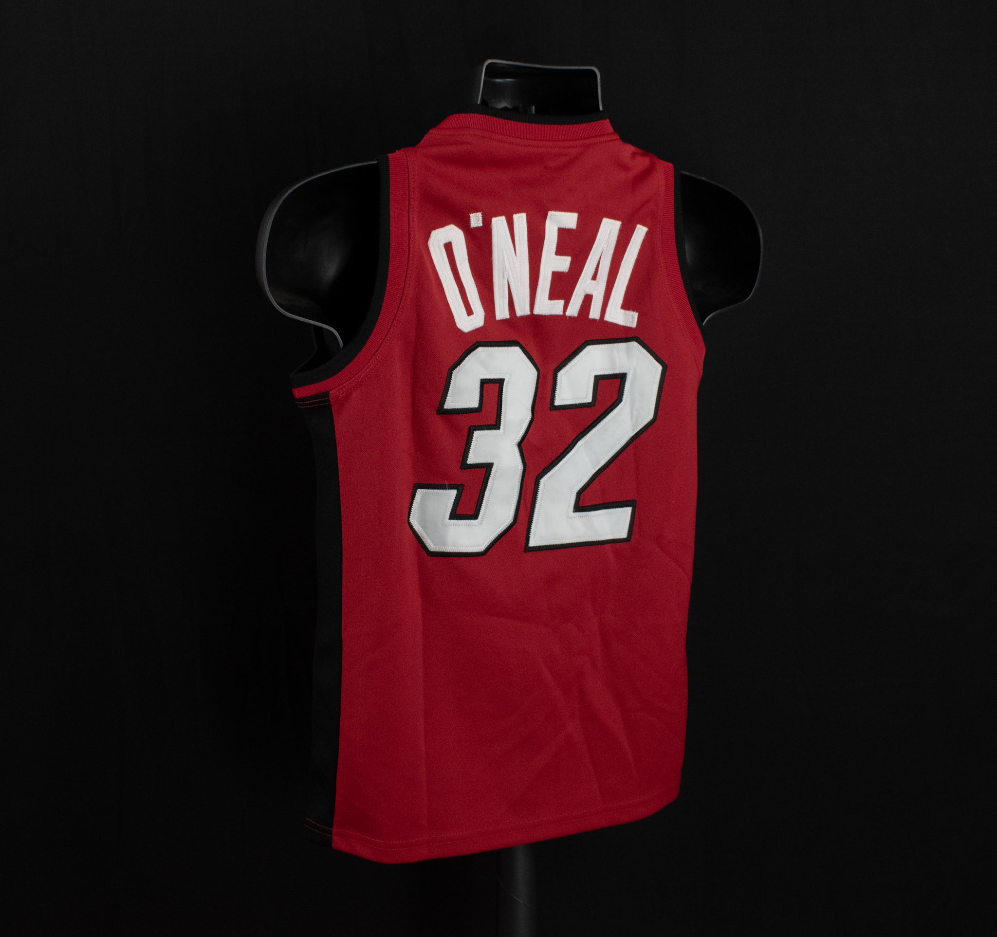 Shaquille O'Neal Mitchell and Ness Jersey Heat 32 Hardwood Classics Large Kids Basketball NBA