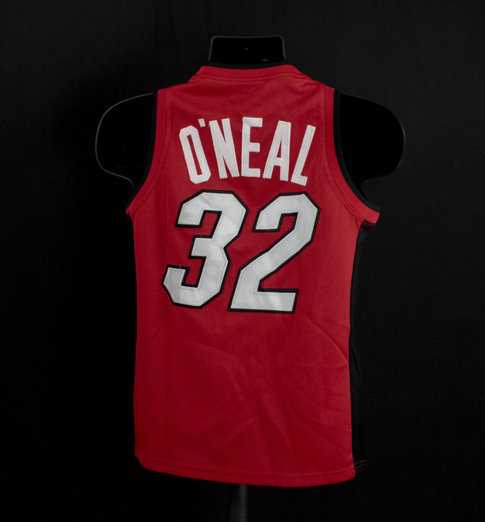 Shaquille O'Neal Mitchell and Ness Jersey Heat 32 Hardwood Classics Large Kids Basketball NBA