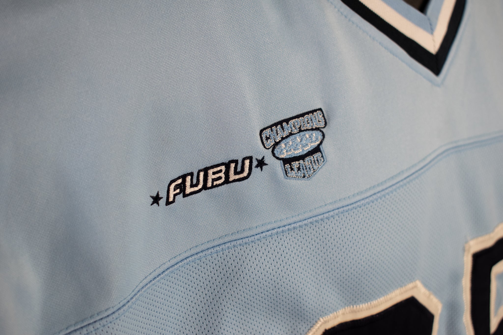 Vintage Fubu Authentic Jersey Blue Men 05 XXL Fubo Sports Collection limited Used