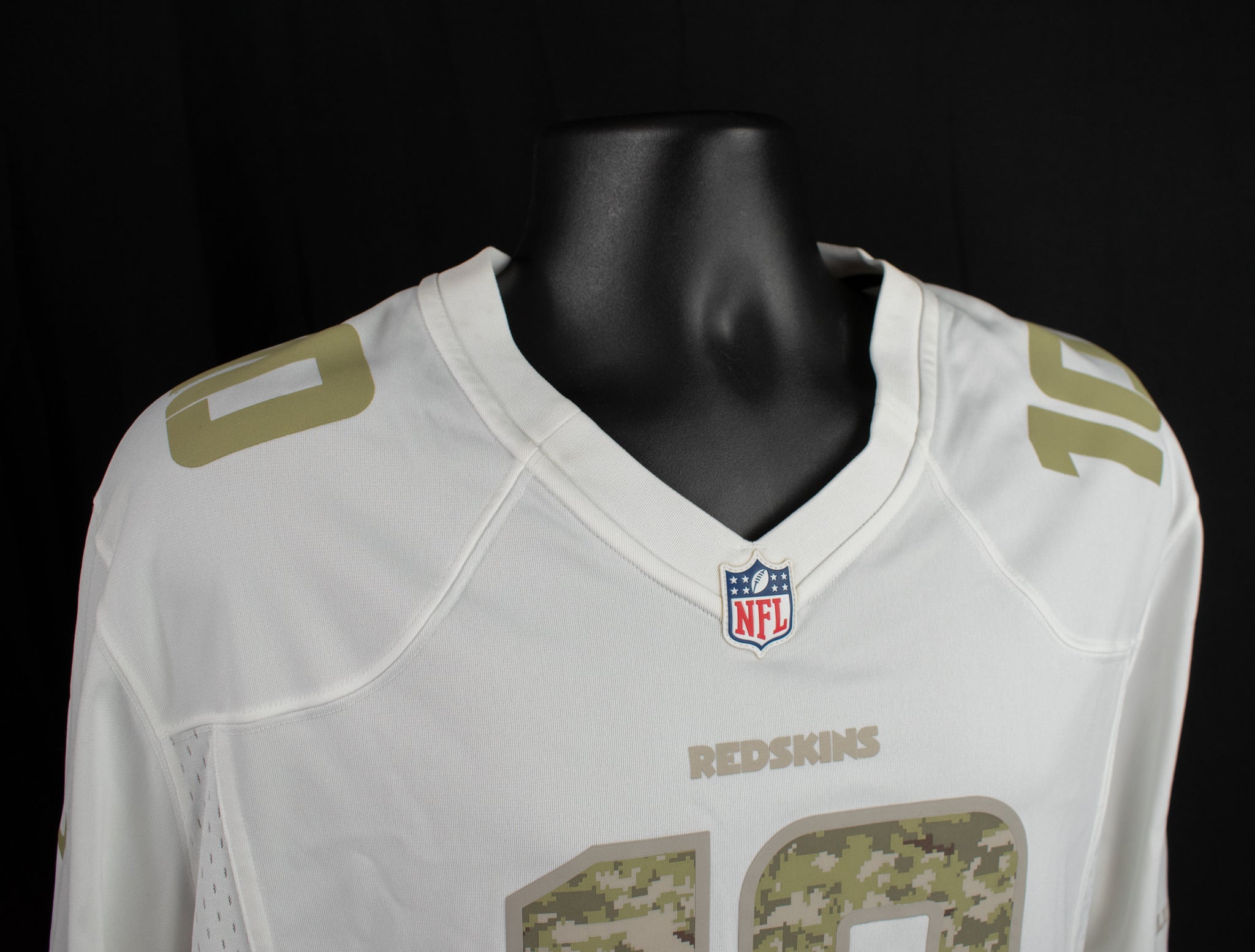 Washington NFL Football Jersey XL Nike on Field 10 Griffin III Military Service White