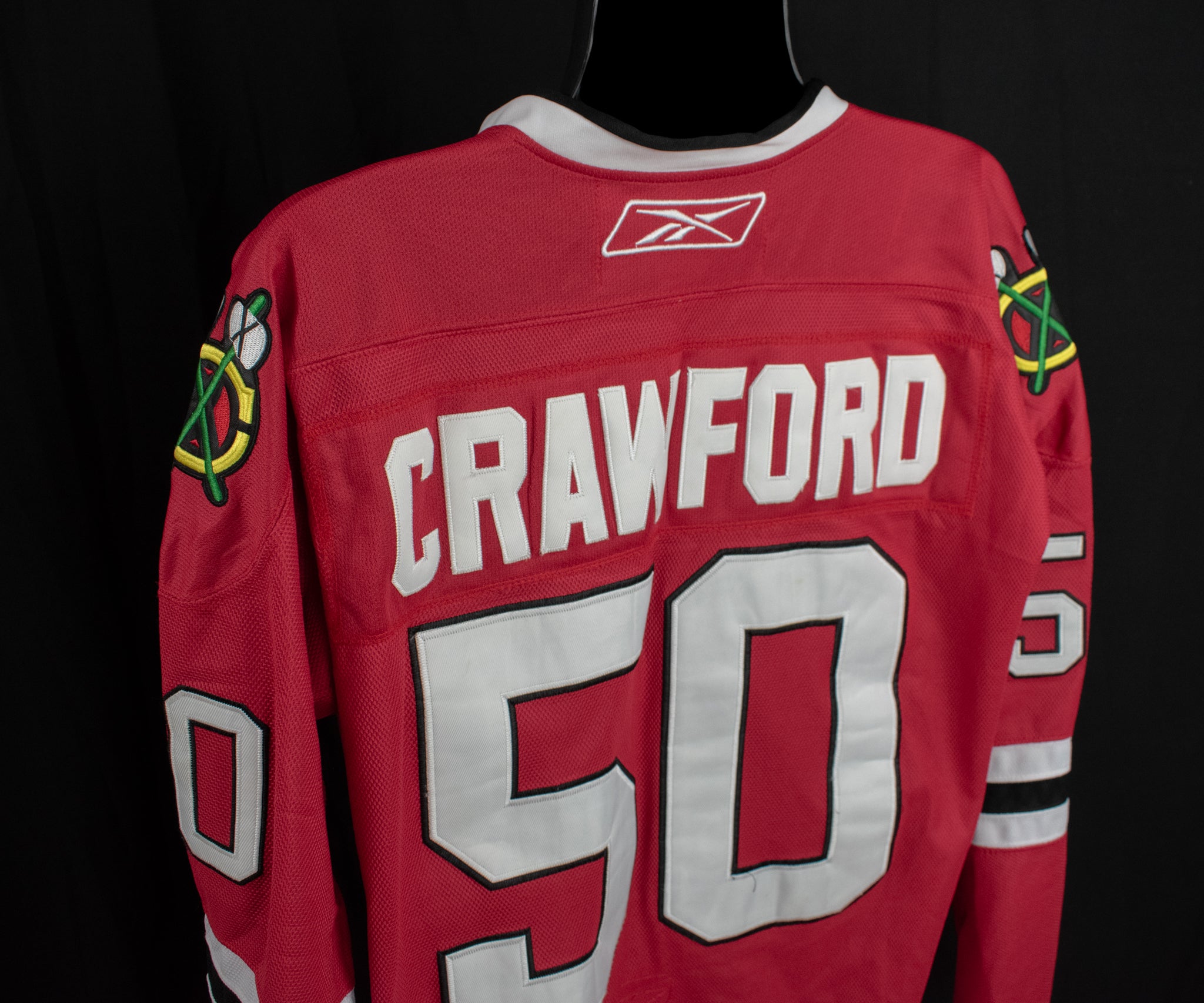 Corey Crawford Jersey Size 54 Adult Chicago Black Hawks Red Jersey Reebok
