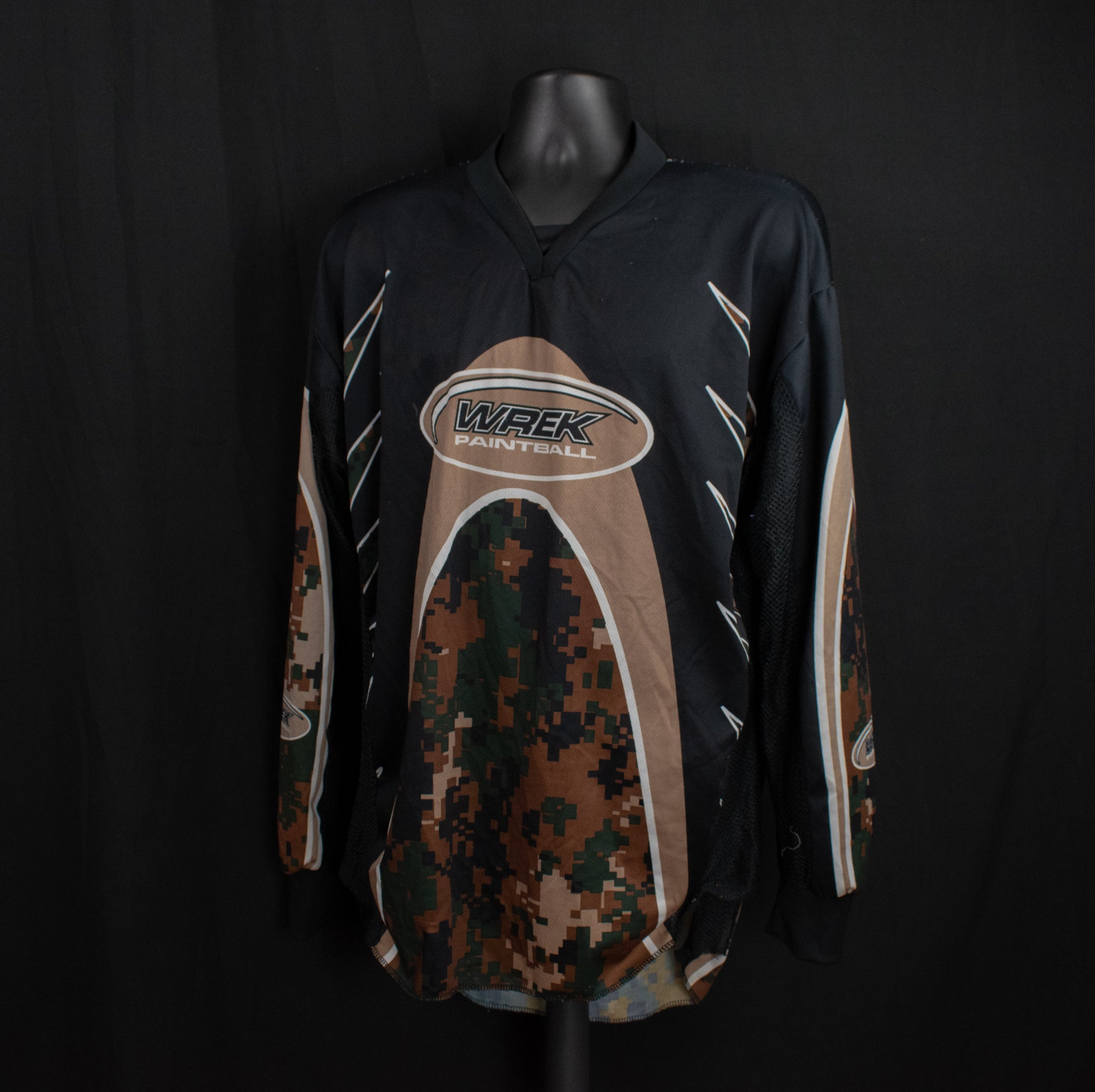 Wrek Paintball Camo Mens Adult Paintball Jersey Used X-Large