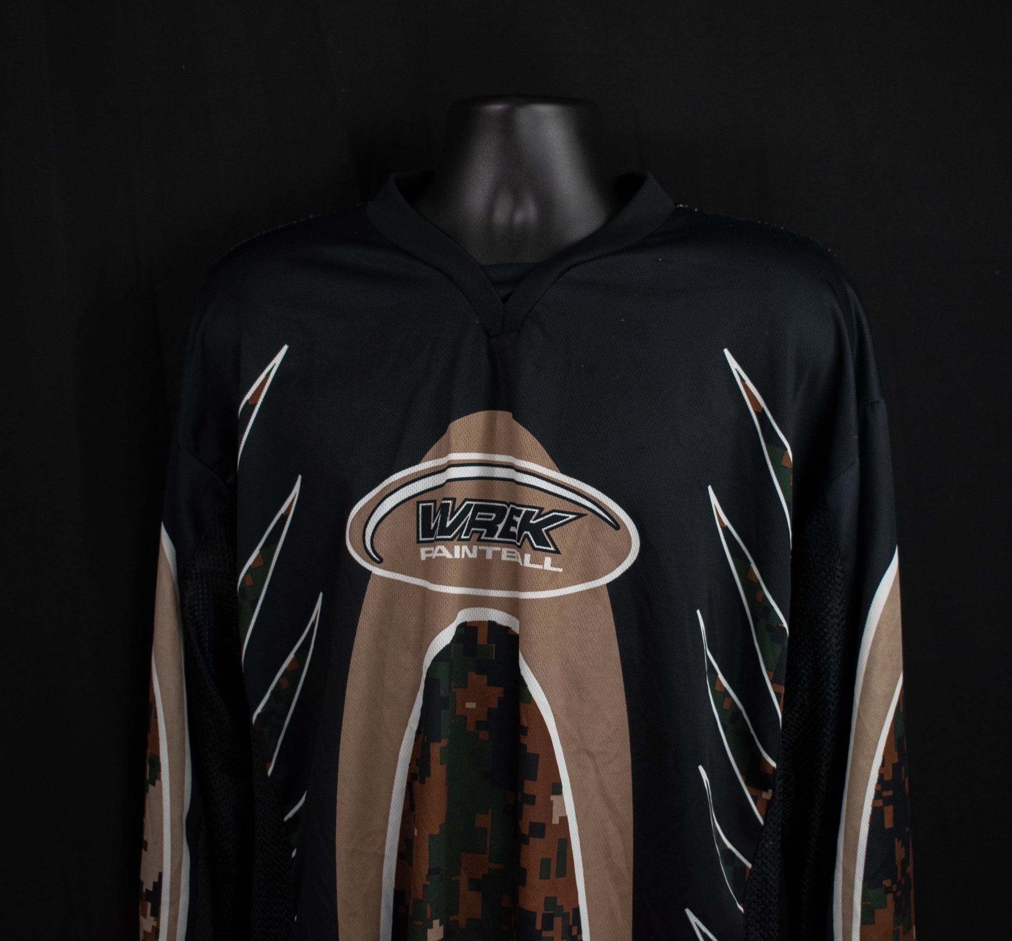 Wrek Paintball Camo Mens Adult Paintball Jersey Used X-Large