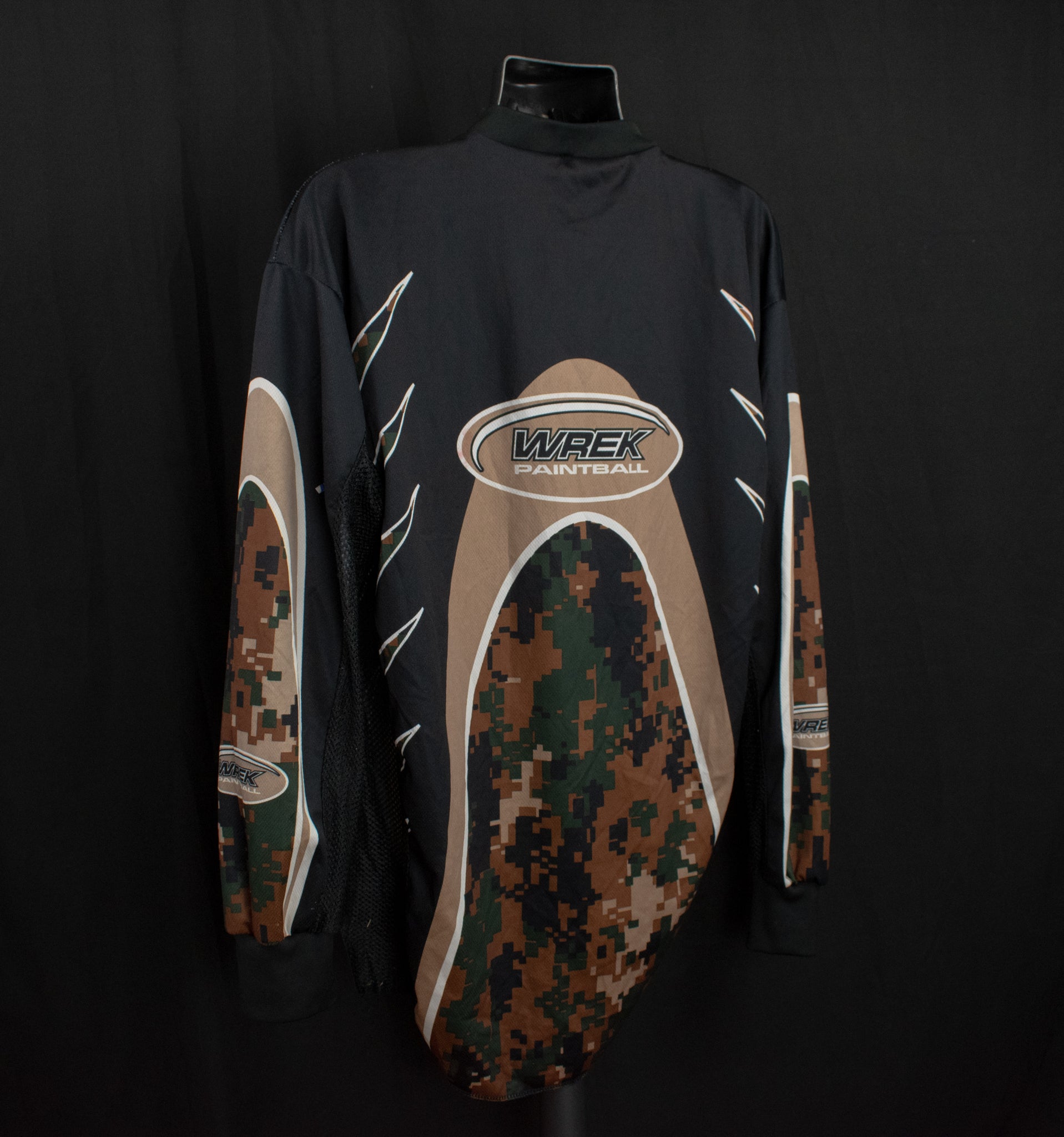 Wrek Paintball Camo Mens Adult Paintball Jersey Used X-Large