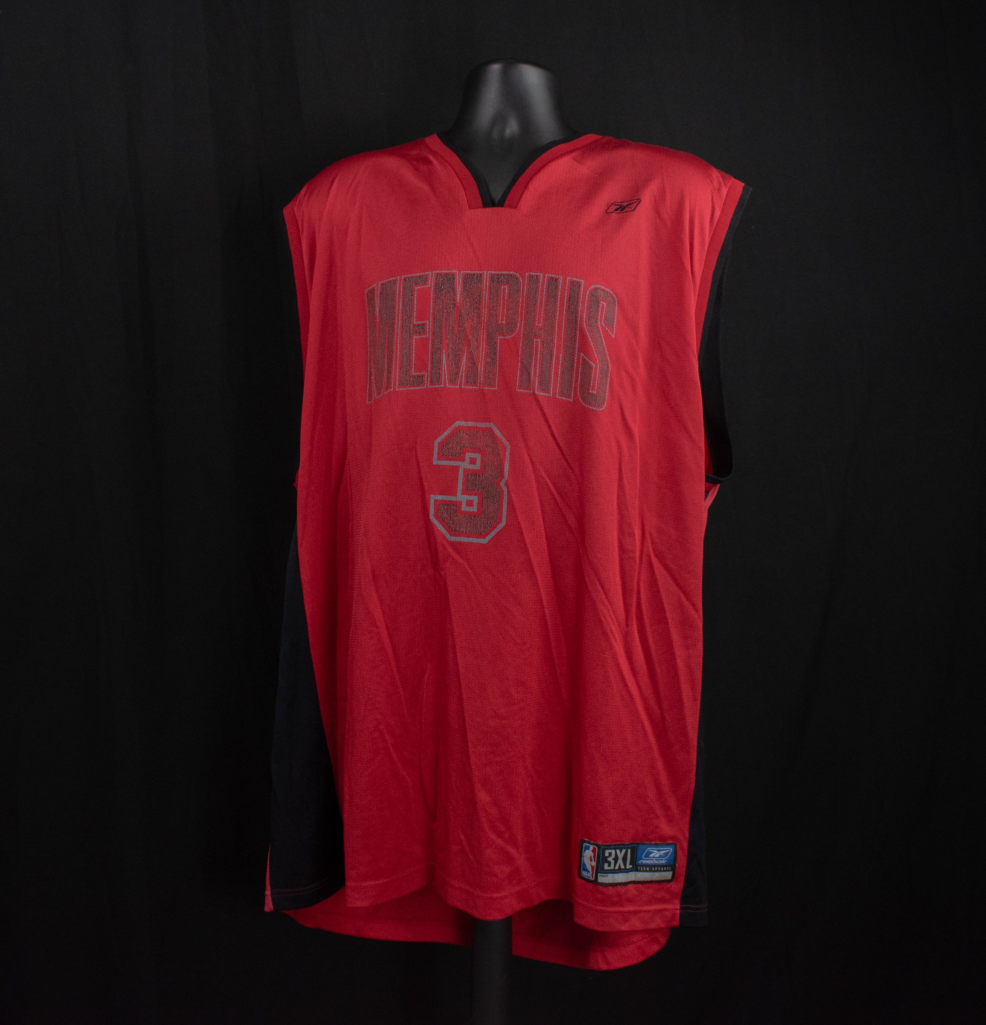 Memphis NBA Jersey Bell 3 Reebok 3XL Men Vintage Red Pullover Grizzlies Basketball