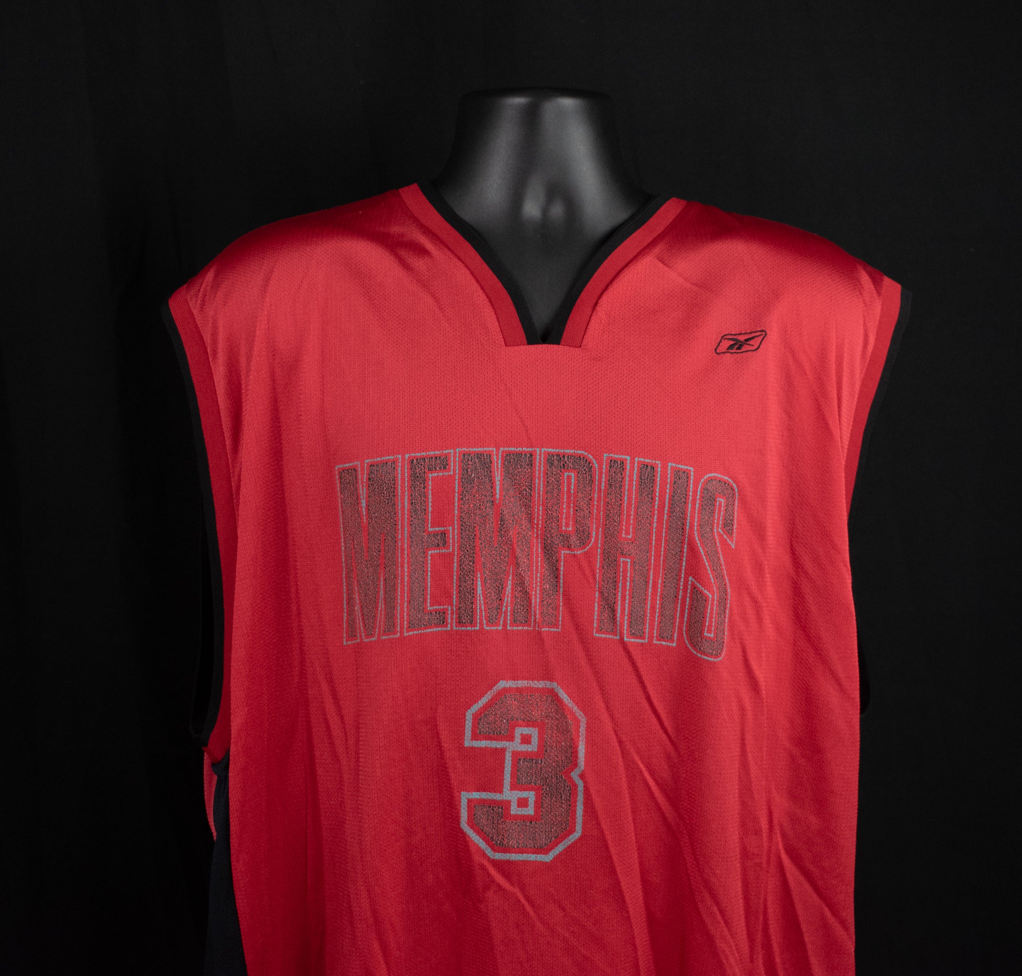 Memphis NBA Jersey Bell 3 Reebok 3XL Men Vintage Red Pullover Grizzlies Basketball