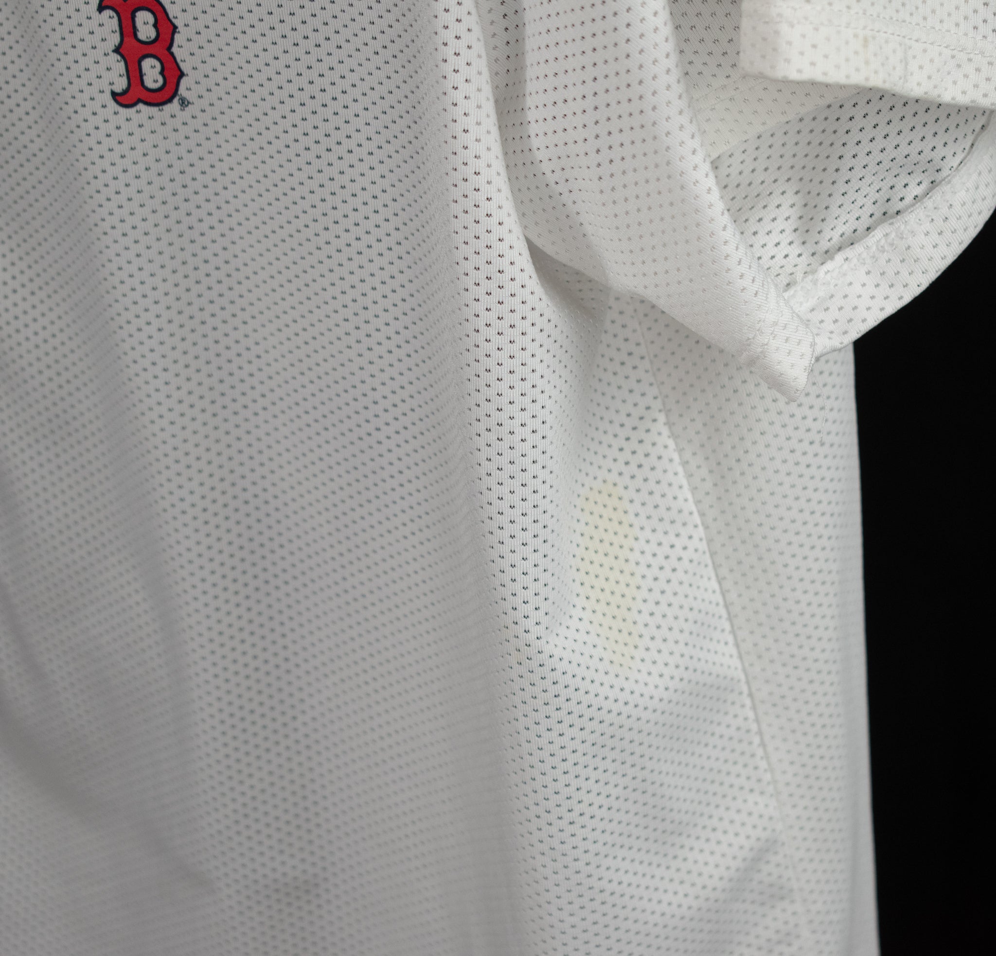 Boston Red Sox MLB Baseball White Jersey Button Up Shirt Top XXL Womens