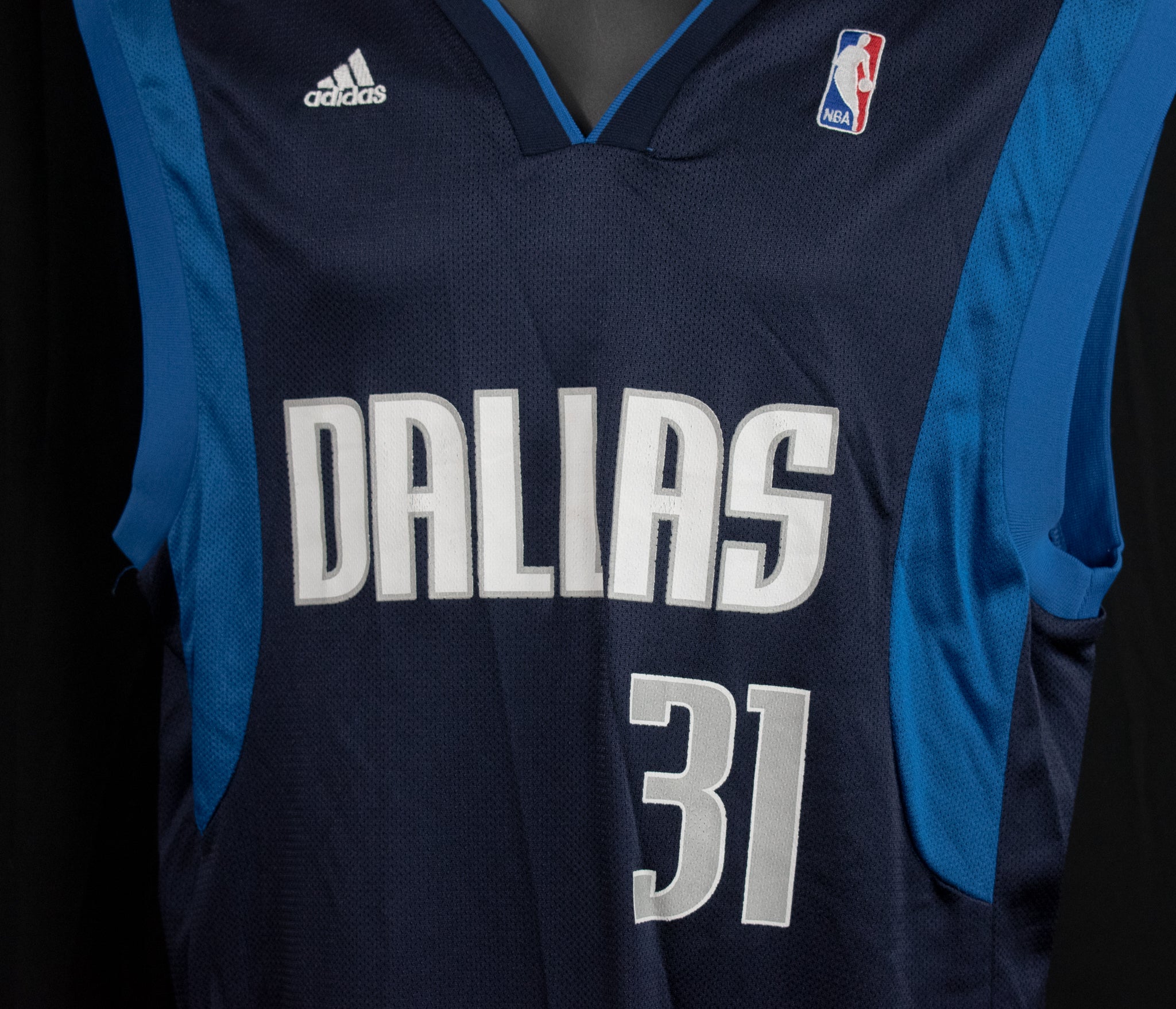Dallas Mavericks NBA Jersey Medium Adidas Jason Terry 31 Authentic Adult Jersey Blue