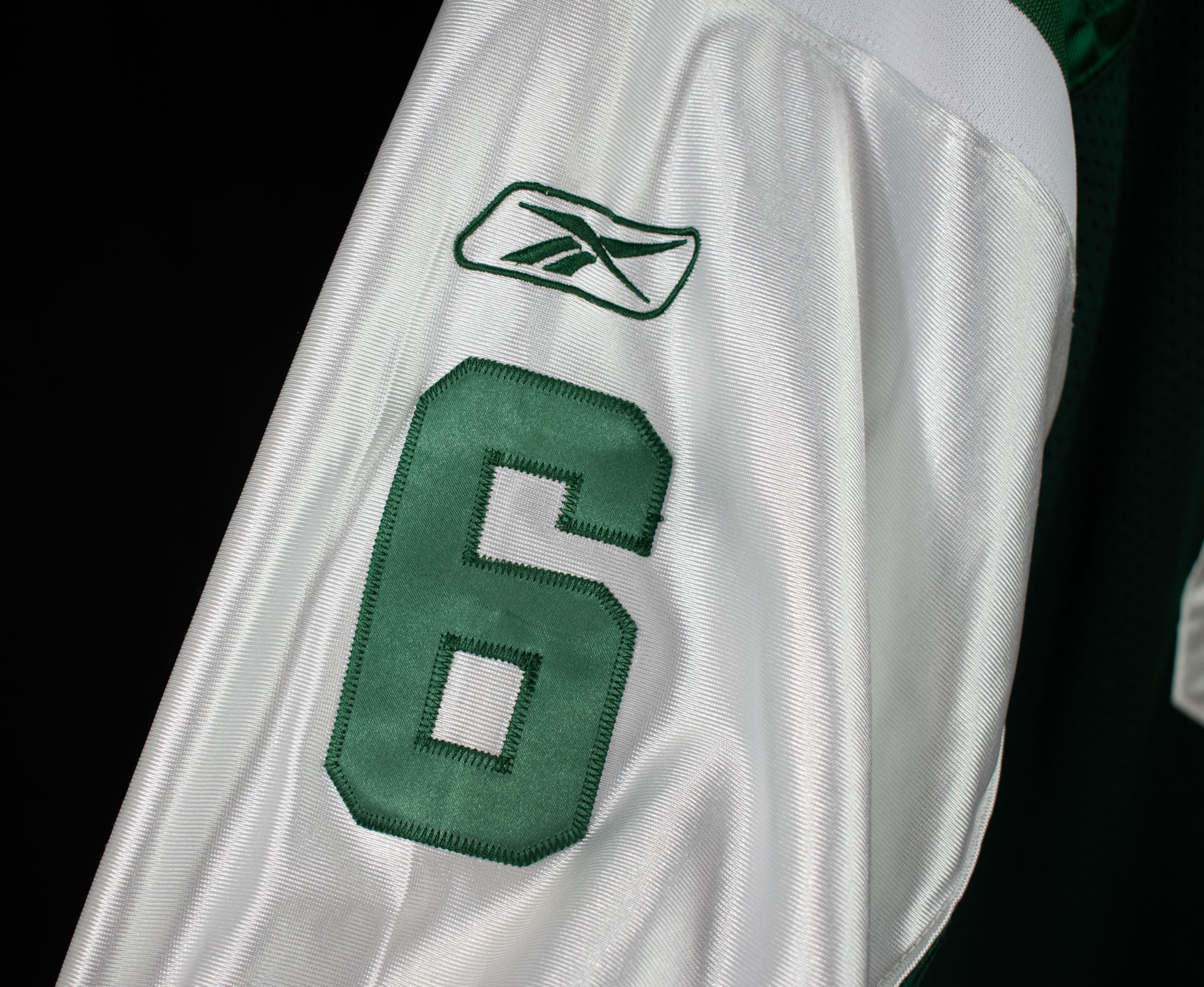 New York Jets On Field Jersey 6 Authentic NFL Jersey Mark Sanchez Used Size 56 Reebok
