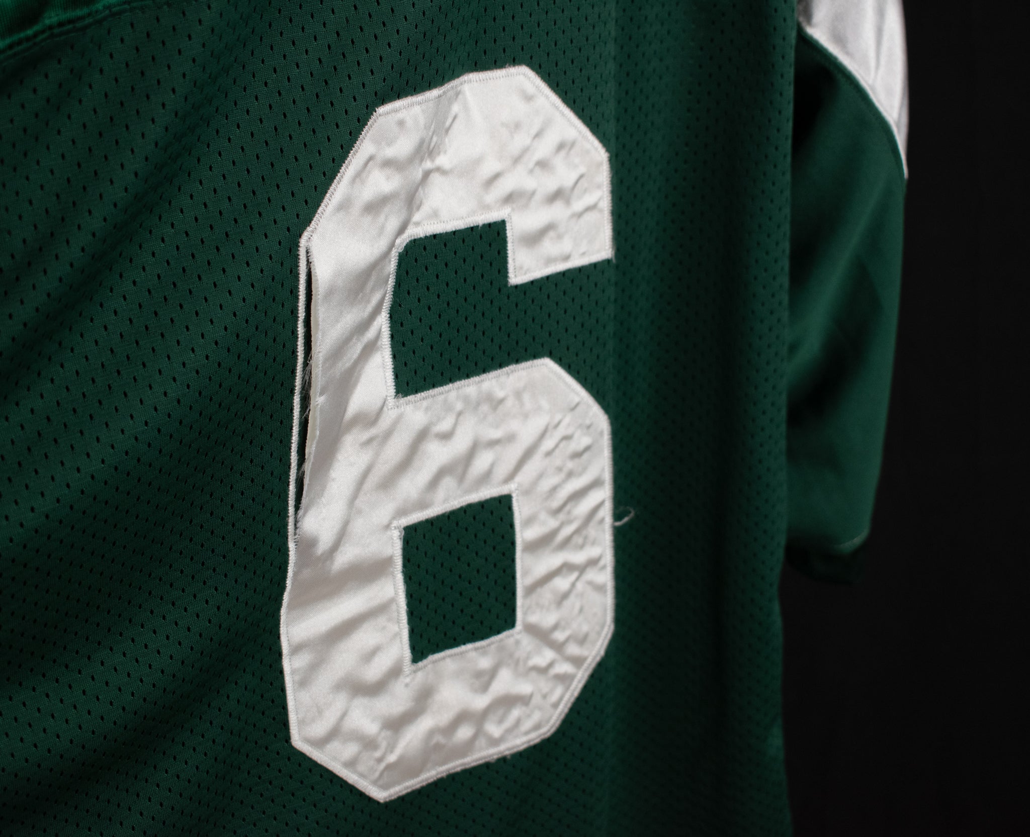 New York Jets On Field Jersey 6 Authentic NFL Jersey Mark Sanchez Used Size 56 Reebok
