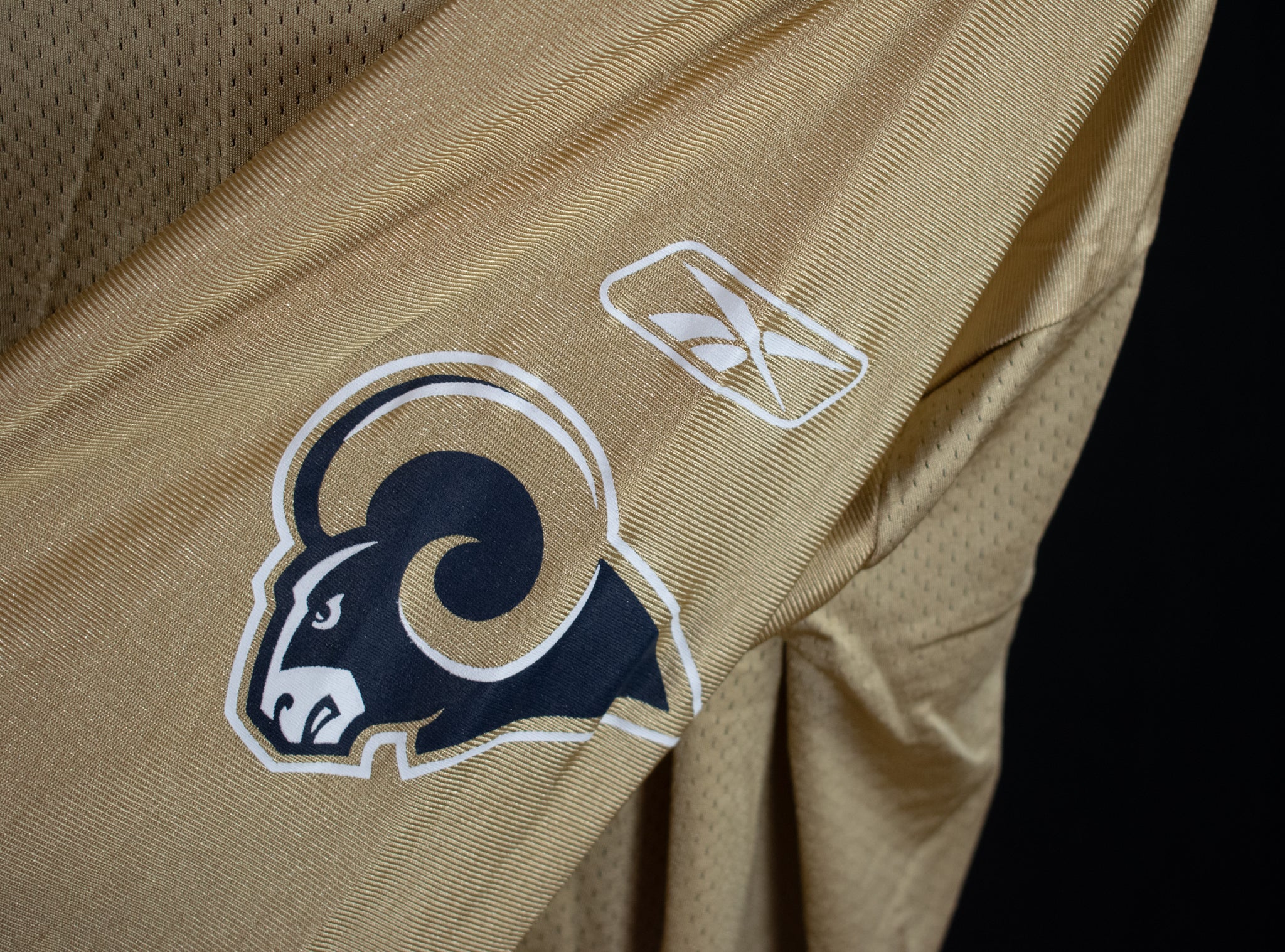 St.Rams NFL Jersey Gold 2XL Used Plain jersey Authentic NFL Branded Mens