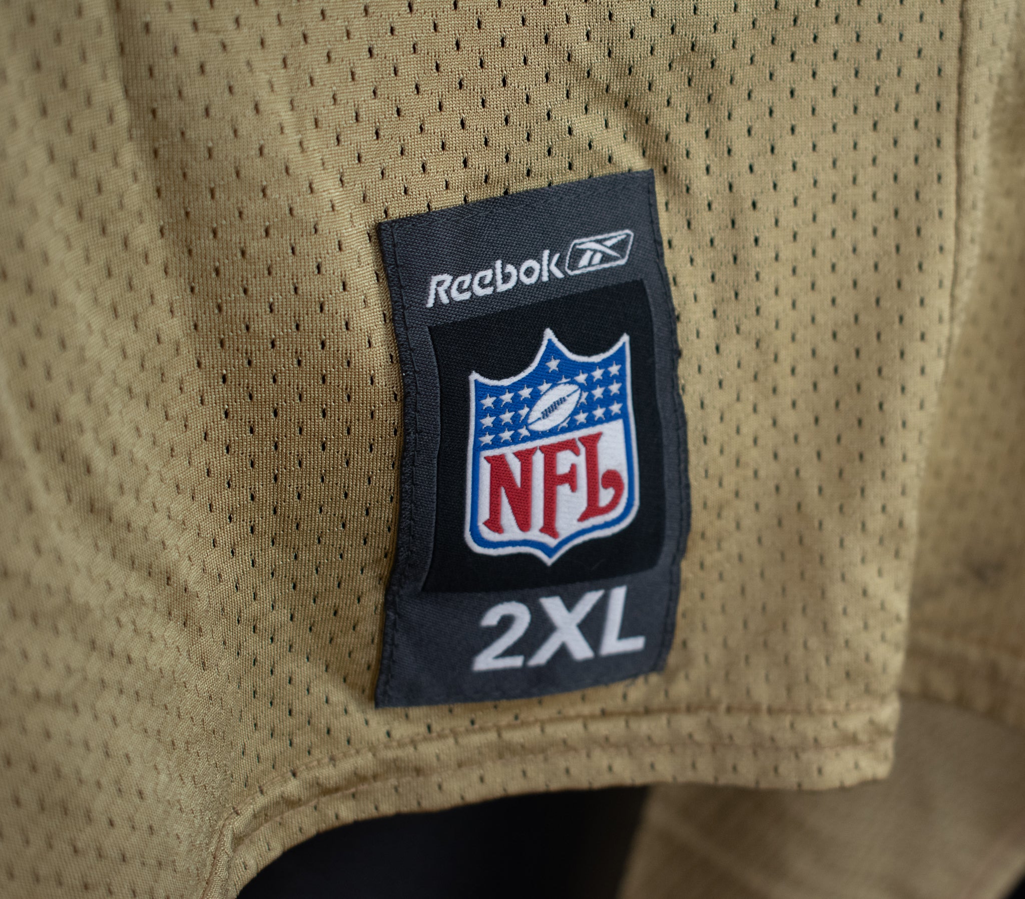 St.Rams NFL Jersey Gold 2XL Used Plain jersey Authentic NFL Branded Mens