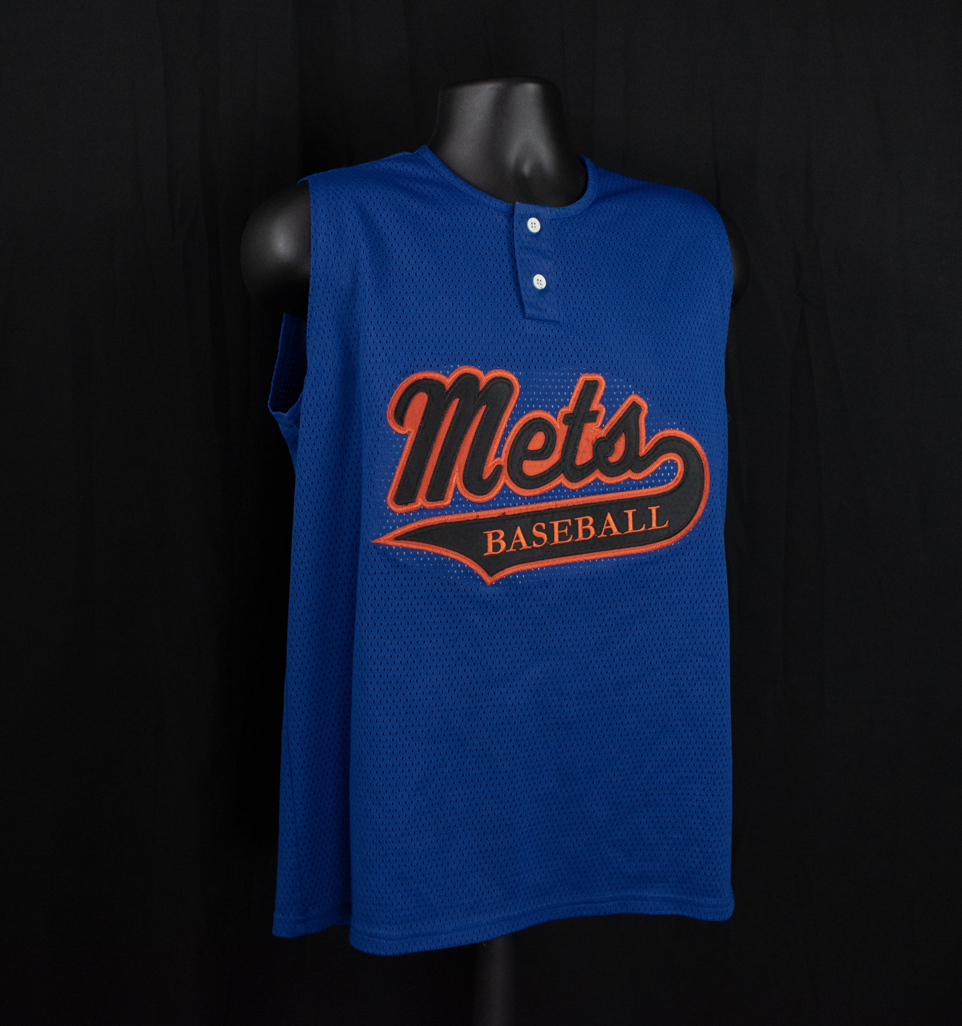 Micheal Jordan New York Mets Jersey Teamwork Athletic Apparel Used Large 23 Vintage