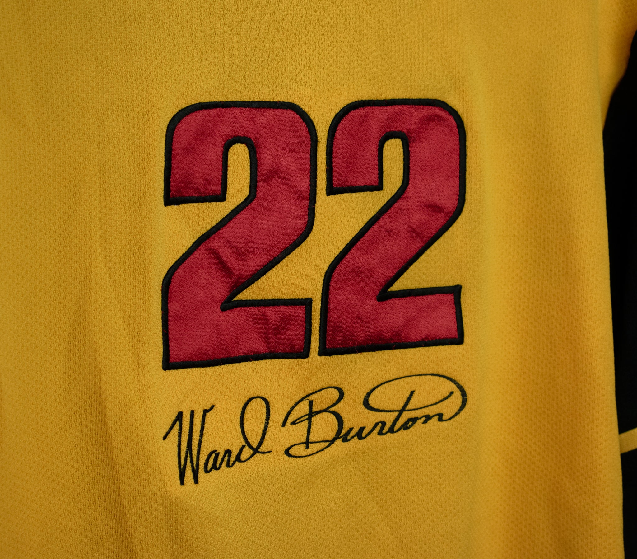 Ward Burton Nascar CAT Button Up Yellow Jersey NASCAR Racing Vintage Shirt Yellow 22