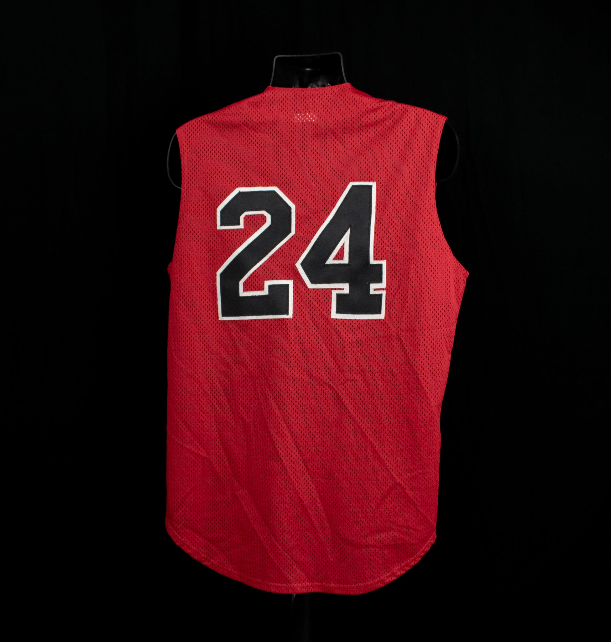 Vintage Raiders Athletic Apparel Majestic Mens Jersey Top Medium Red Used Baseball