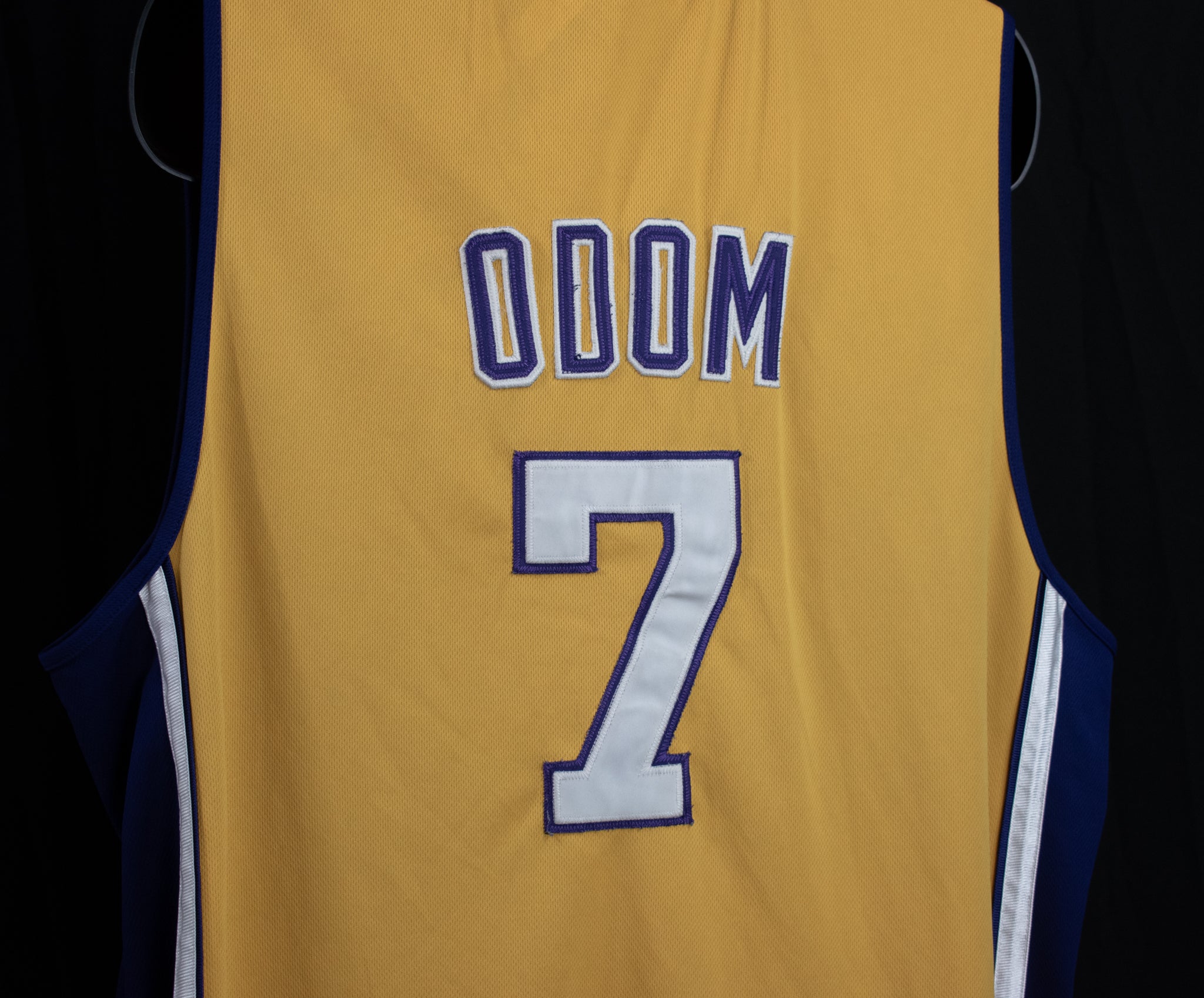 Los Angeles Lakers Jersey NBA Authentic Lamar Odom 7 Adidas Men Size 60 Vintage 3XL