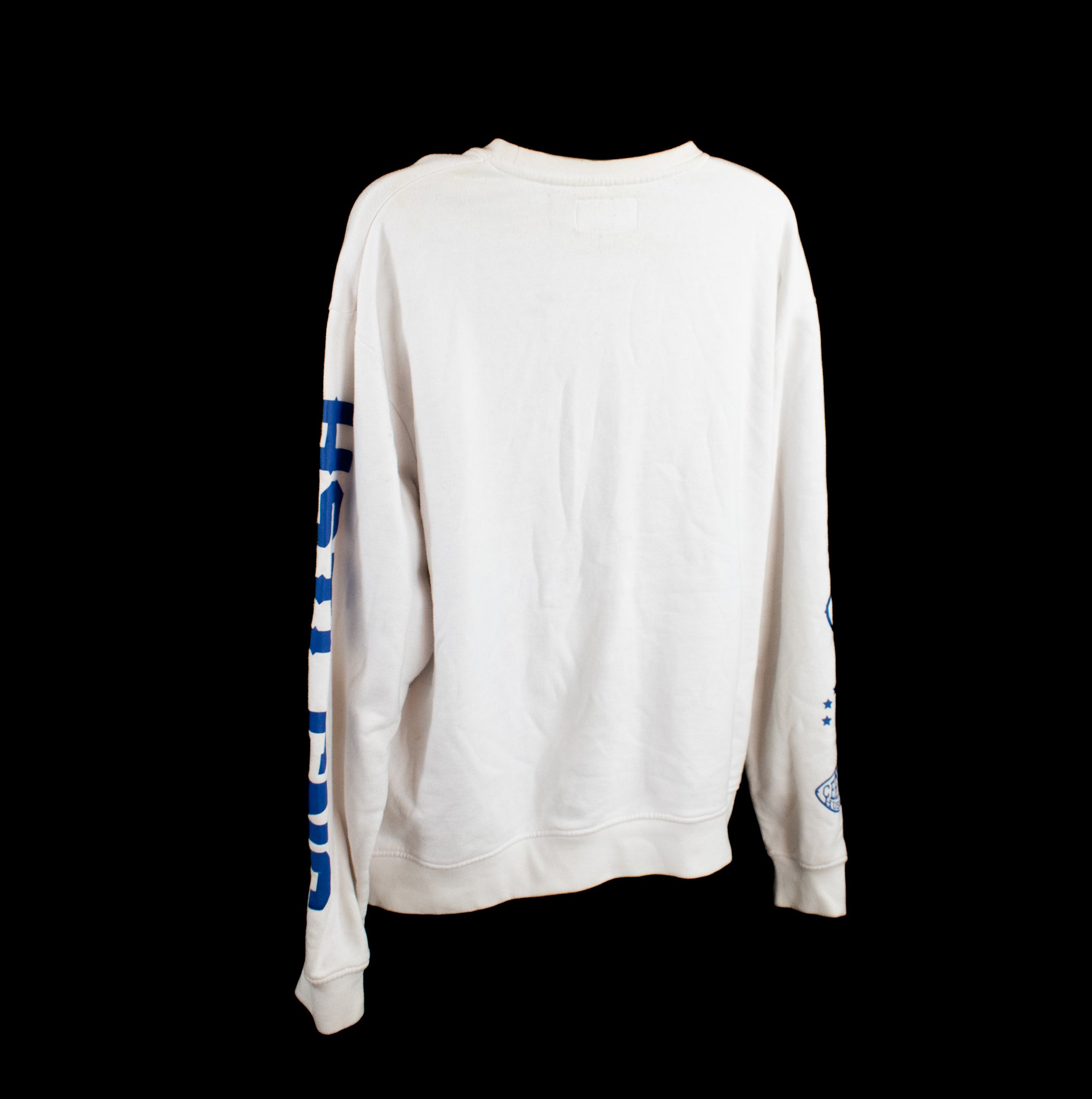 Hustle Gang Sweatshirt 3XL Adult Mens White Pullover Trap Uniform Authentic Used