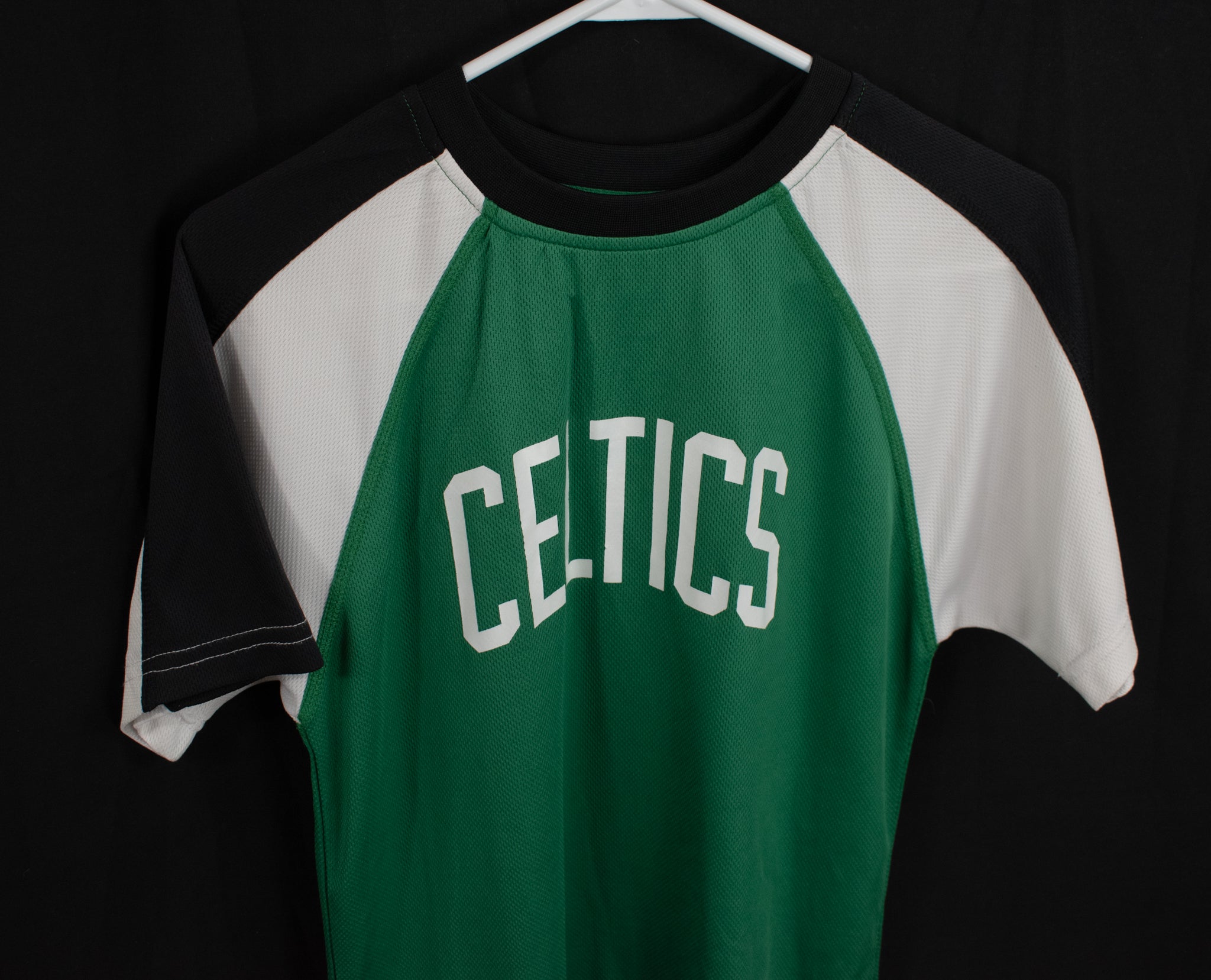 Celtics NBA Basketball Medium Green Shirt Jersey Majestic Authentic Kids Adidas