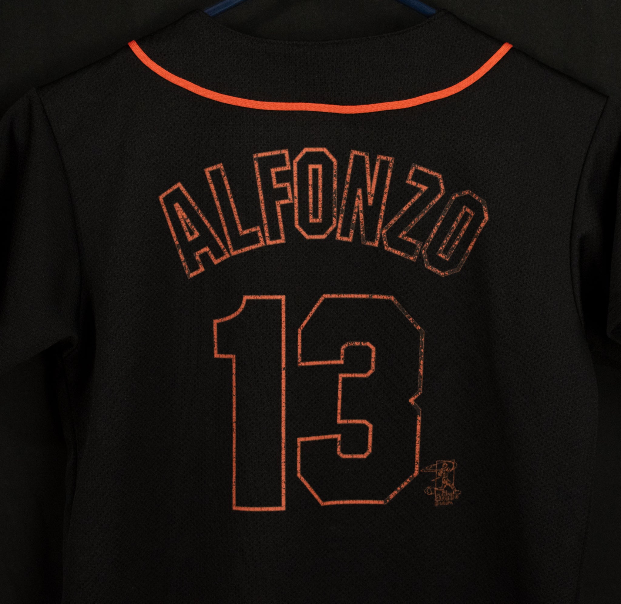 Giants Majestic MLB Baseball Jersey Small 13 Alfonzo Baseball Jersey Youth Kids